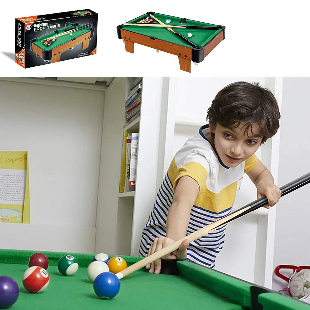 Wooden Mini Snooker Tables Billiards Game Pool Table Set Toy Extra Size For Kids Wholesale Hub
