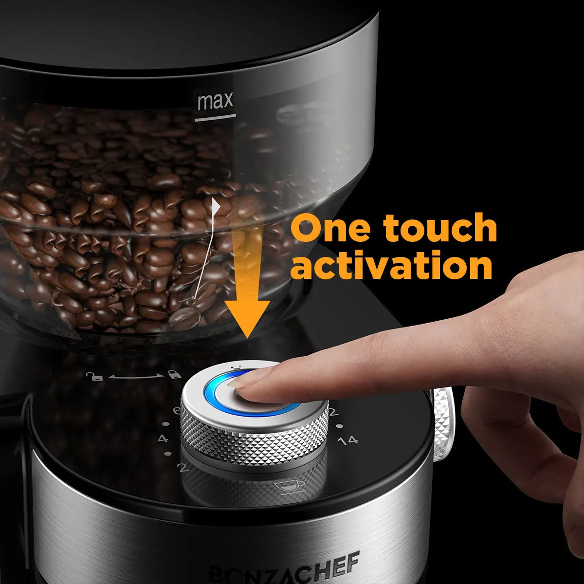 Bonzachef Perfect Grind 2 Electric Coffee Grinder Wholesale Hub