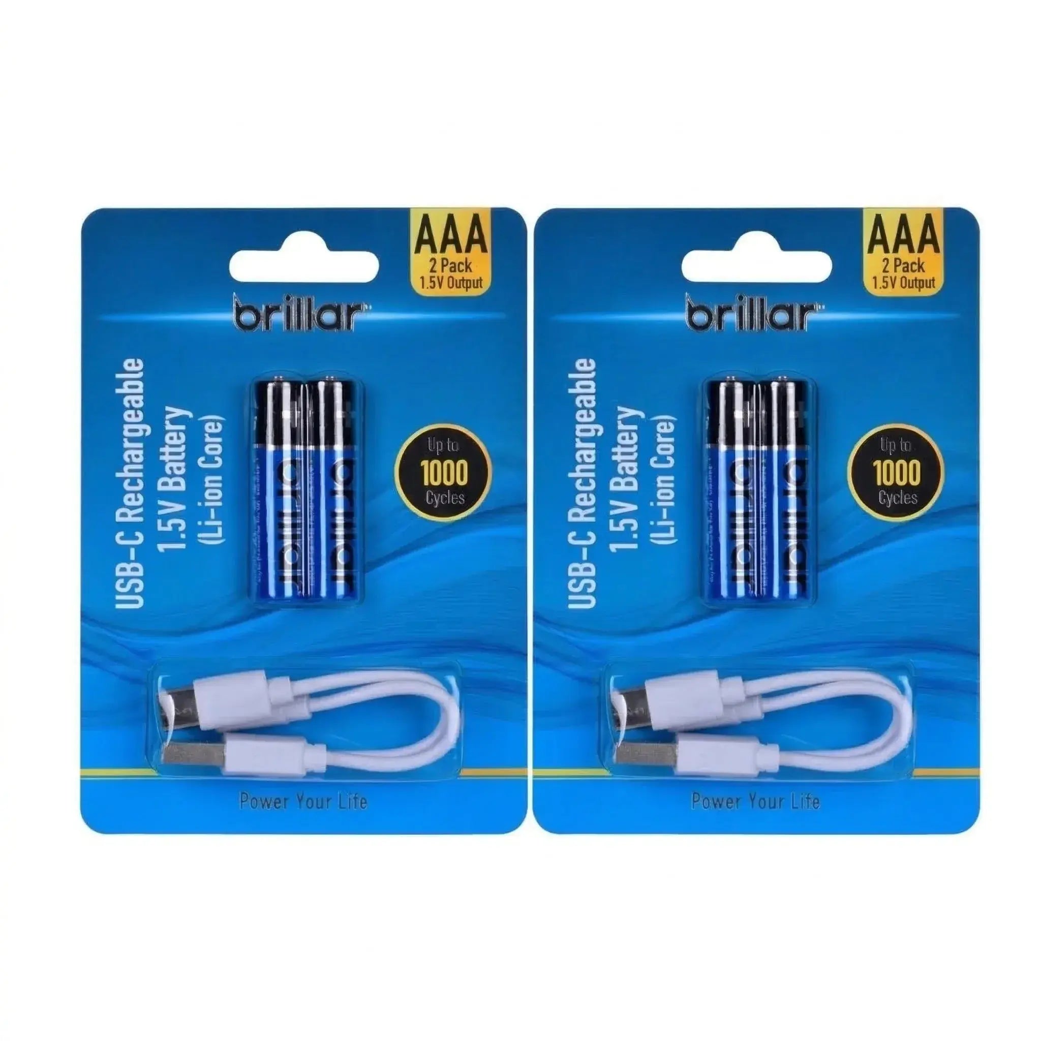 4 PCS AAA USB Rechargeable LI-ION Battery Wholesale Hub