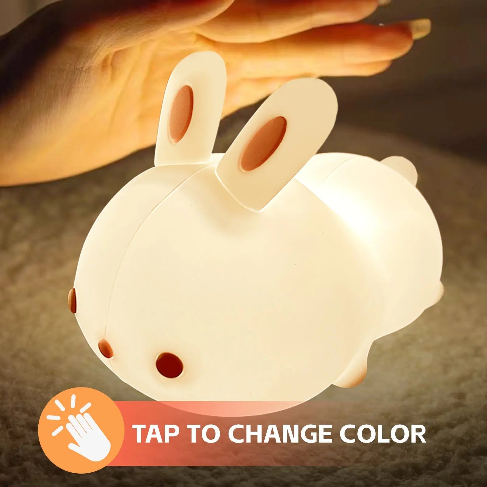 Squishy Cute Bunny Night Light Wholesale Hub