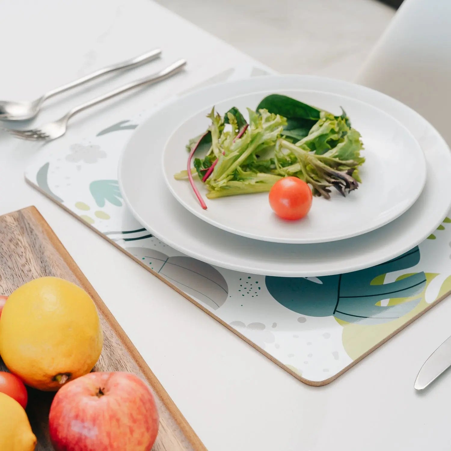 8 Pcs Clevinger MDF Placemats and Coasters Monstera Wholesale Hub