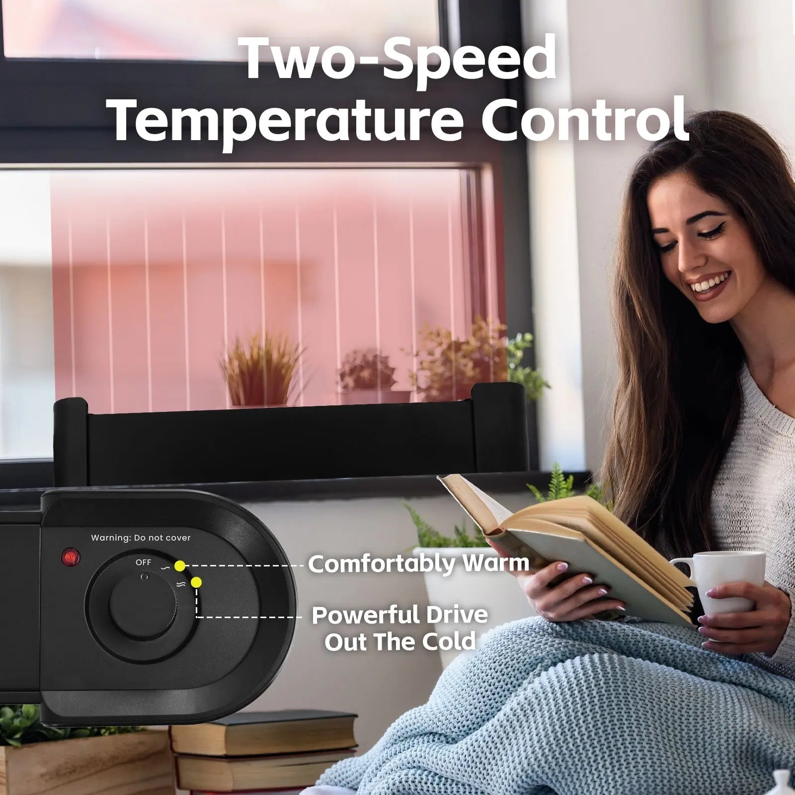 2200W Graphene Floor Electric Heater – Fast Heating, Energy-Efficient, Portable Indoor Heater Wholesale Hub
