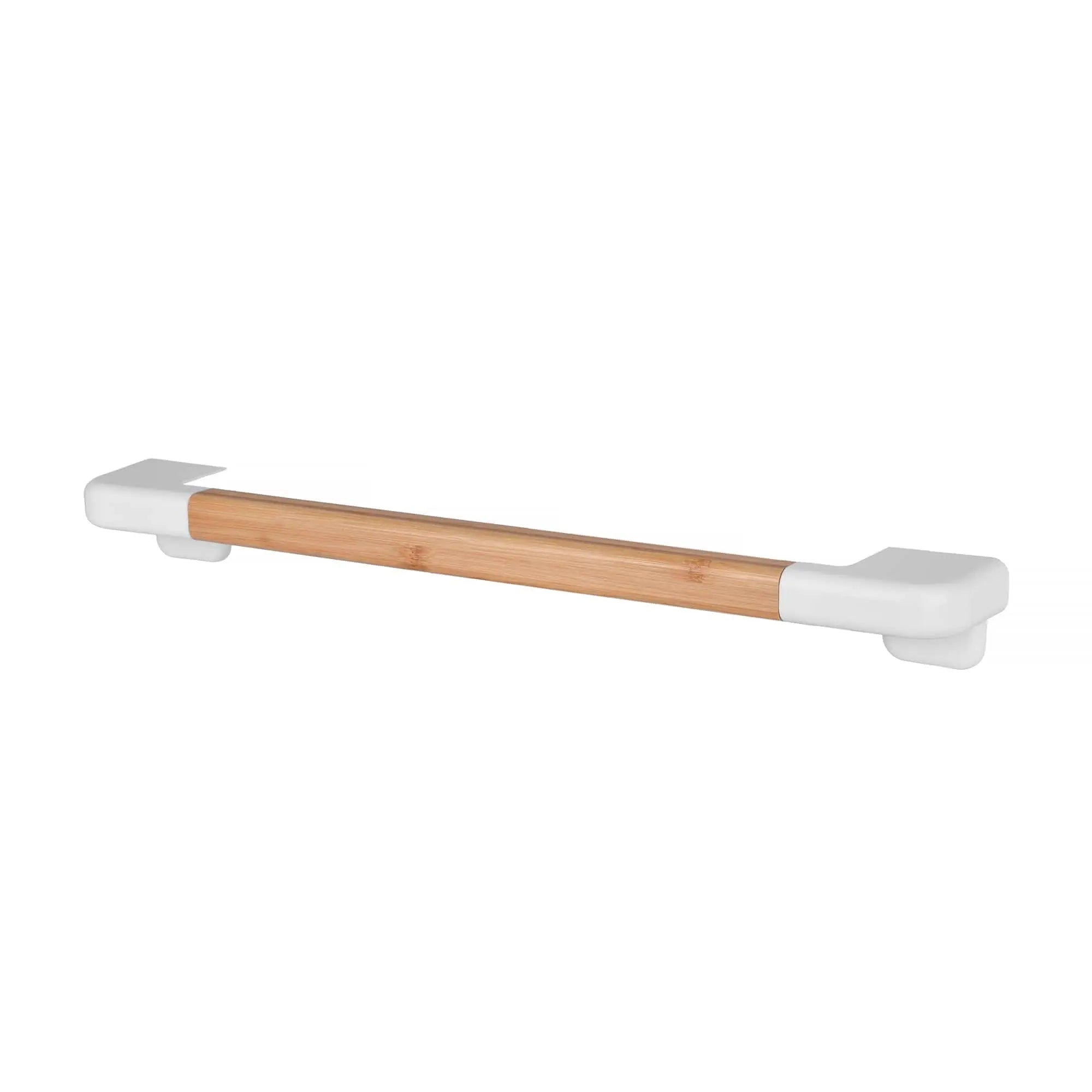 2 Pcs Bamboo Wall Mounted Bathroom Towel Rail – 60 cm Wide Wholesale Hub