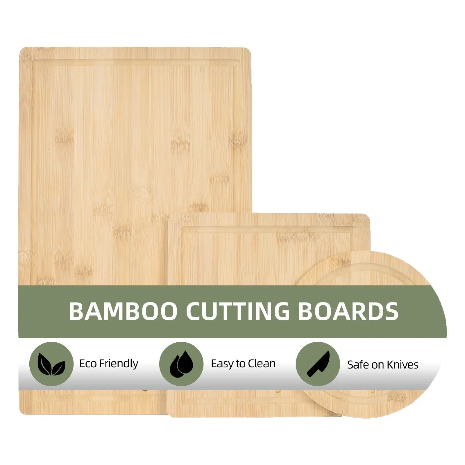 3 Pcs Bamboo Cutting Board Wholesale Hub