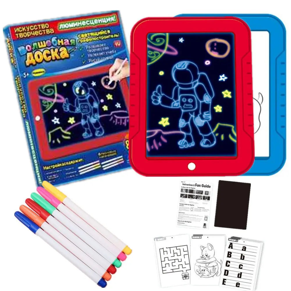 Magic Drawing Pad Electronics LED Writing Board Creative Art For Children Wholesale Hub