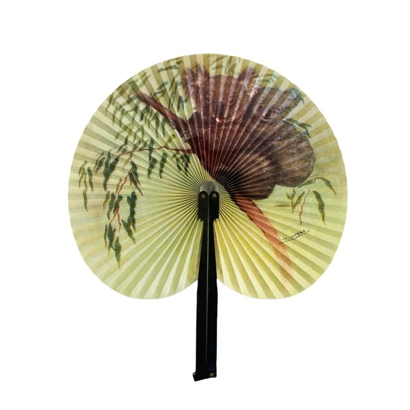 2 PCs of Assorted Folding Paper fans penguin and koloa Wholesale Hub