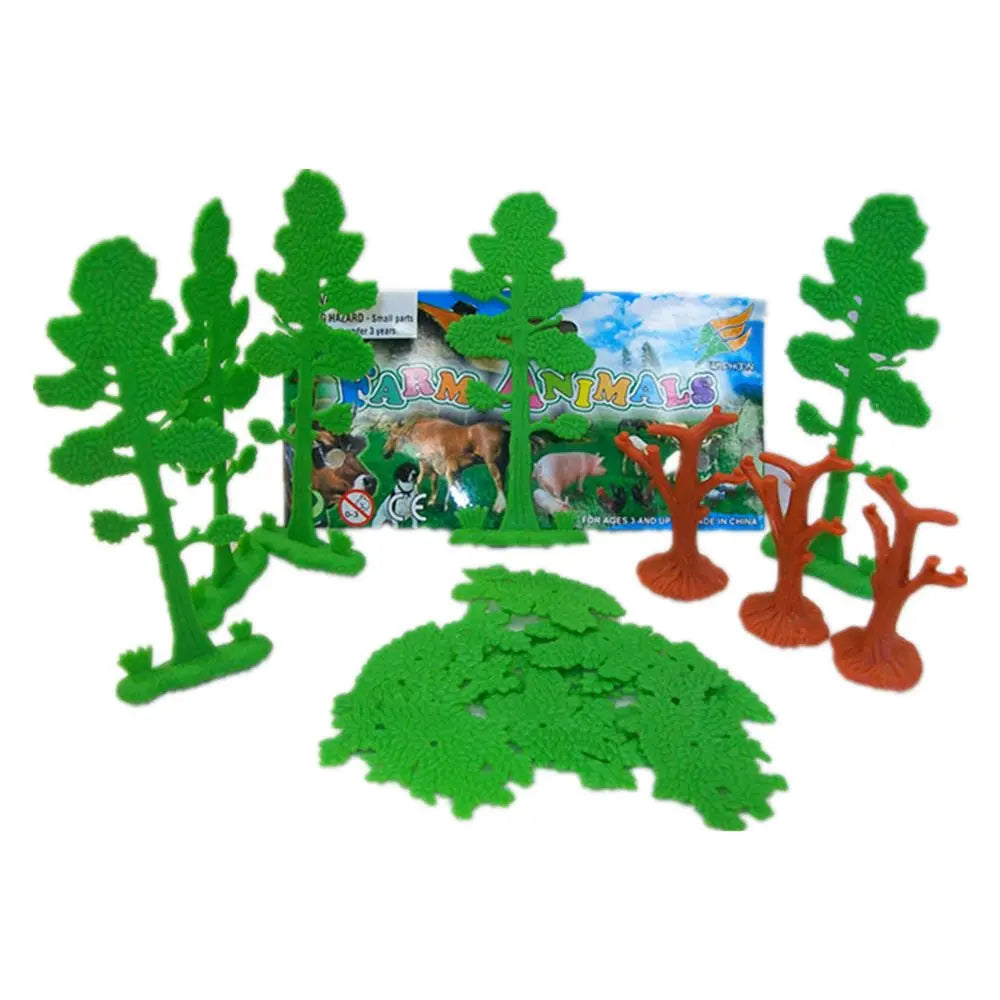 Toy Farm trees 8 Pcs Wholesale Hub