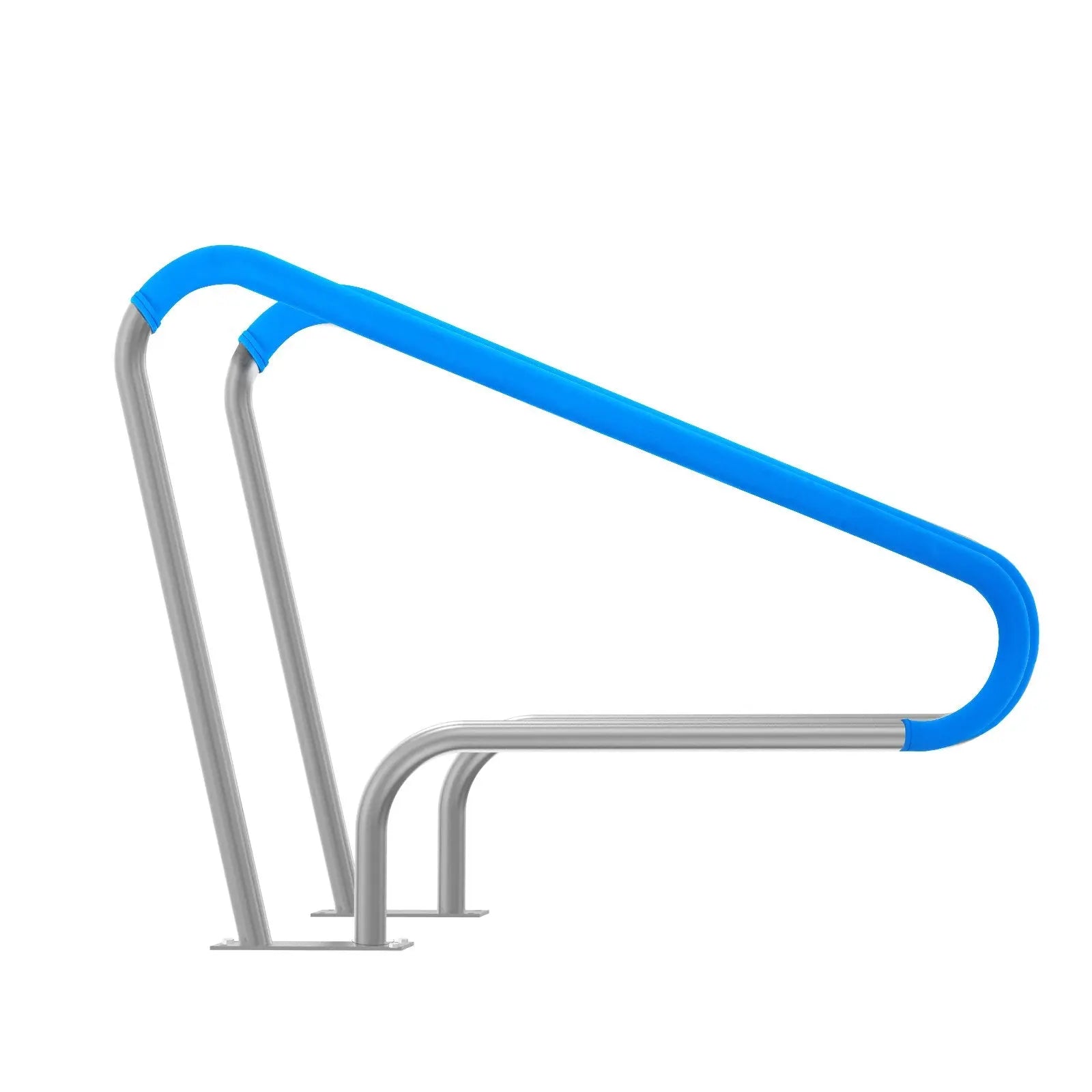 Pool Handrail 2 PCS 48x36in Stainless Steel with Base Plate for Spas Wholesale Hub