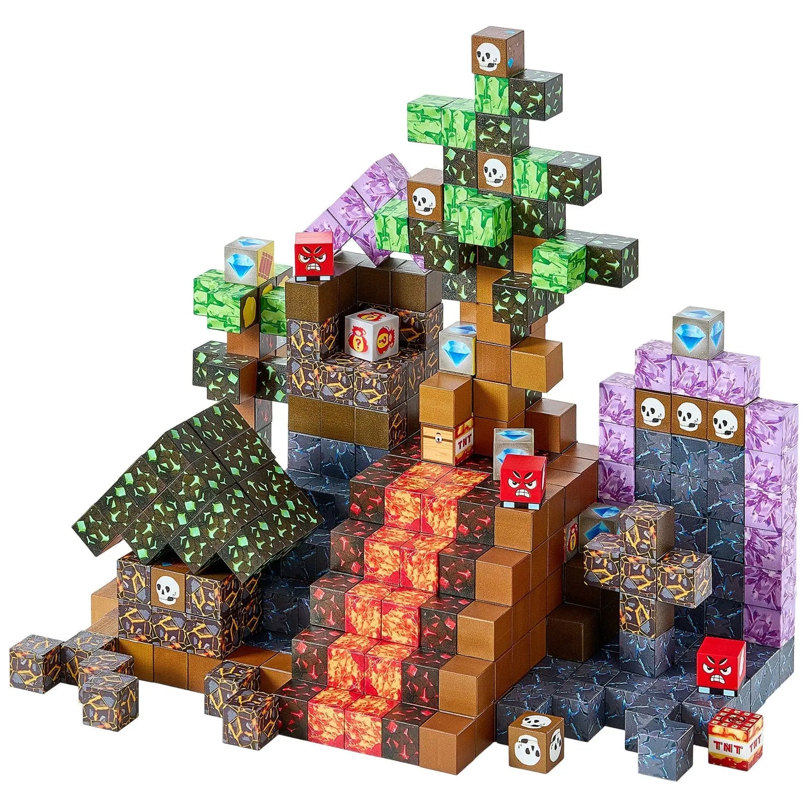 Magnetic Blocks, 150 PCS Dark Castle Set, Magnetic Building Cubes for Kids, STEM Montessori Sensory Toys for Christmas Birthday Gift, Construction Stacking Toy for 3+ Years Old Boys & Girls Wholesale Hub
