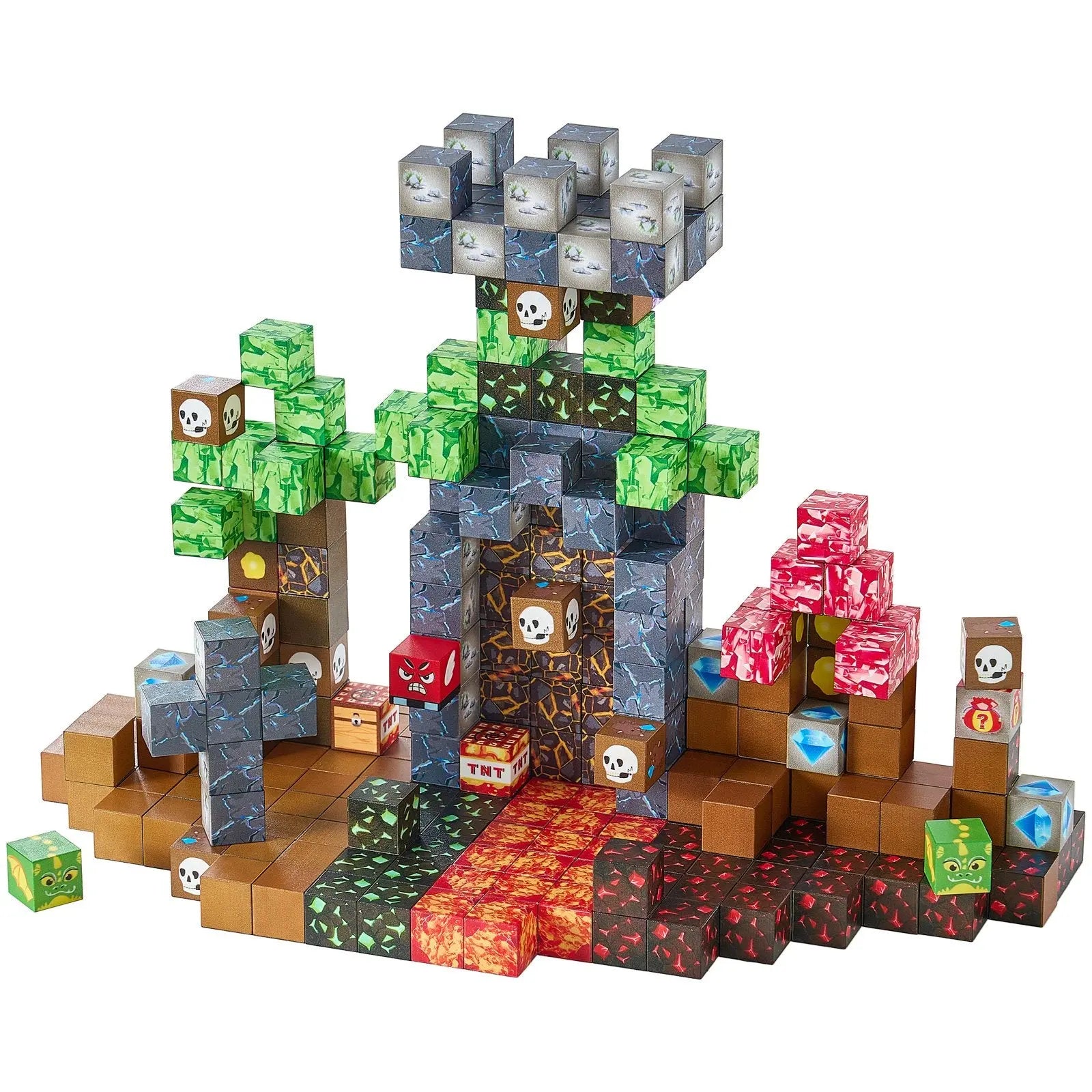 Magnetic Blocks, 150 PCS Dark Castle Set, Magnetic Building Cubes for Kids, STEM Montessori Sensory Toys for Christmas Birthday Gift, Construction Stacking Toy for 3+ Years Old Boys & Girls Wholesale Hub