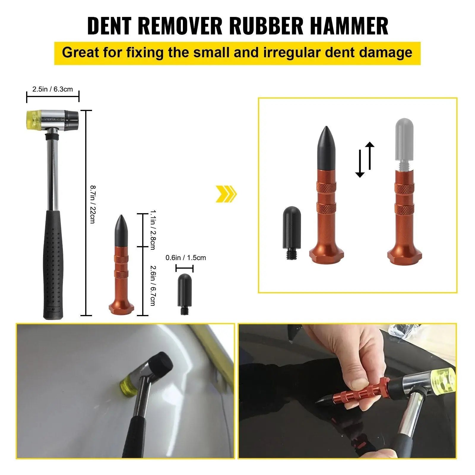 Rods Dent Puller Stainless Steel Paintless Repair Kits Hail Removal 20PCS Wholesale Hub