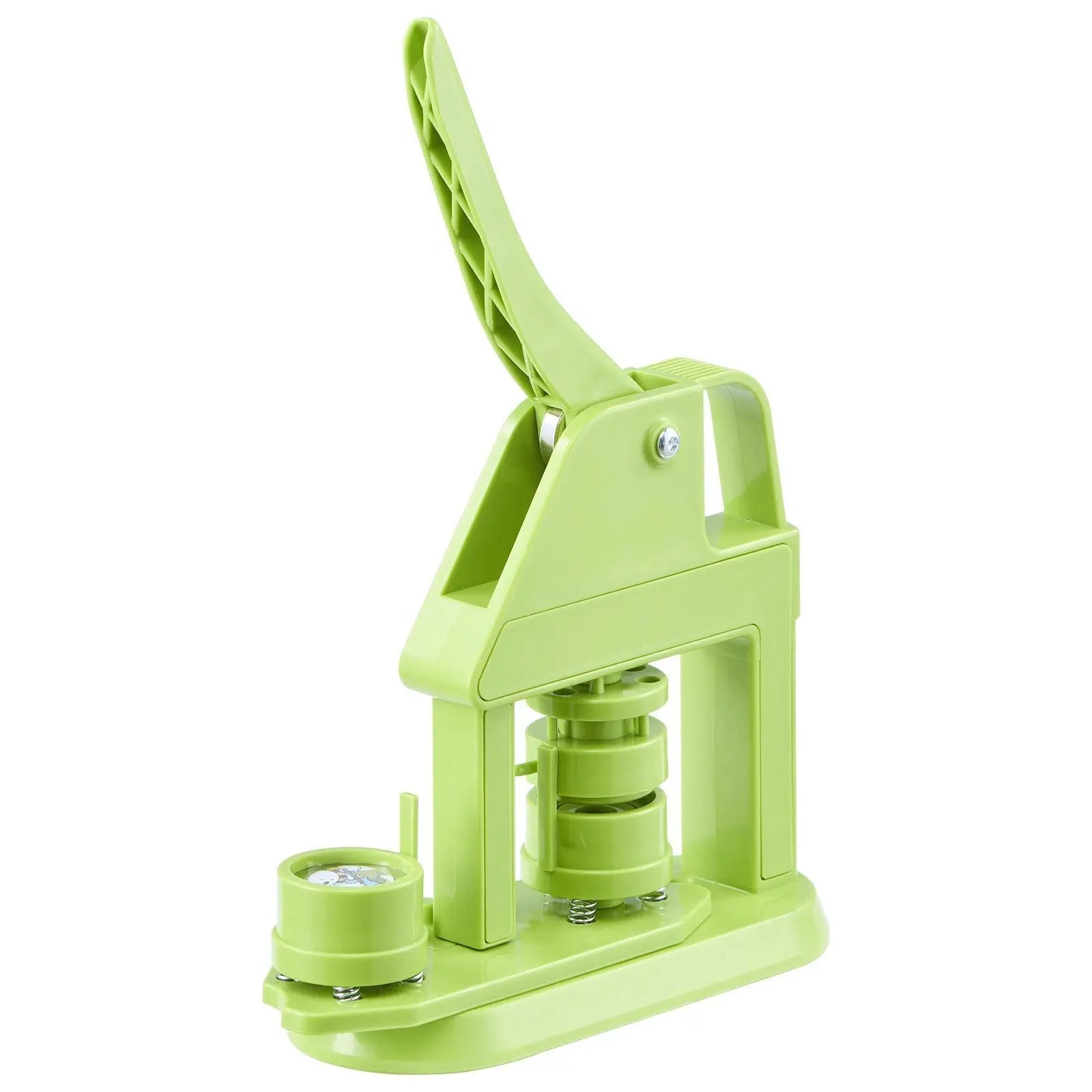 Button Maker Machine, 32 mm, Plastic Pin Maker with 500pcs Button Parts, Mr. Panda Magic Book, Circle Cutter and Hex Wrenches, Reinforced Ergonomic Handle, for DIY Badges, Personalized Pins Wholesale Hub