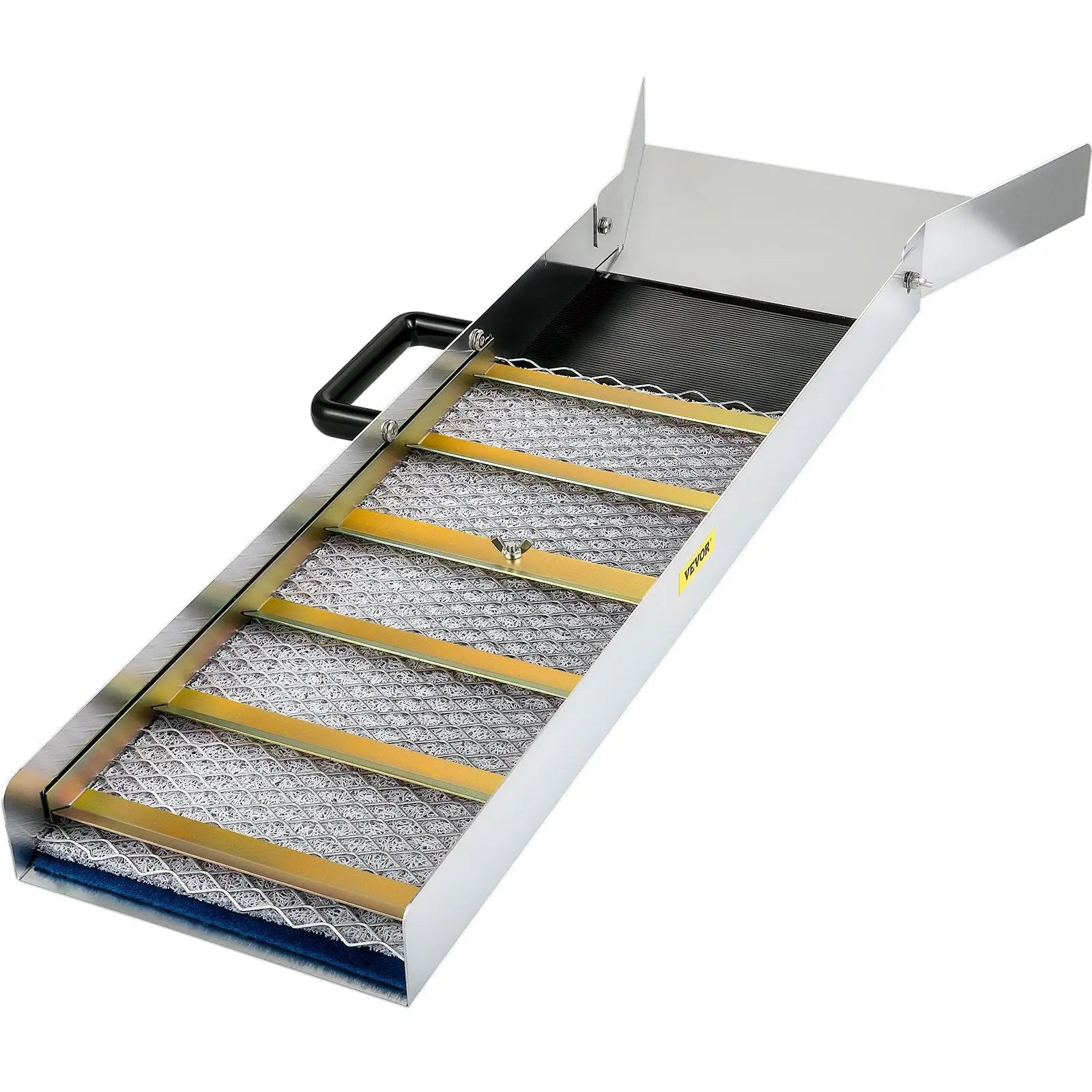 Aluminum Alloy Sluice Box, Compact 36" Mini Sluice Boxes for Gold, Lightweight Gold Sluice Equipment, Portable Sluice Boxes with Miner\'s Moss, River, Creek, Gold Panning, Prospecting, Dredging Wholesale Hub