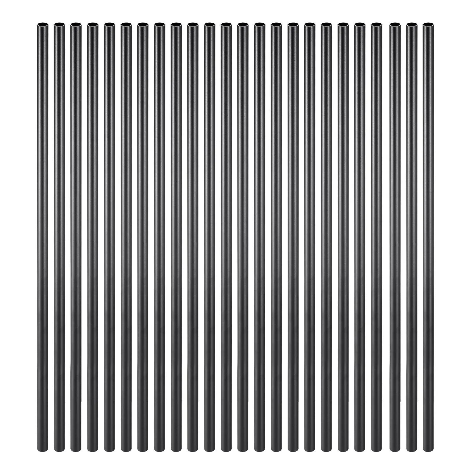 Staircase Balusters 101 Pack, 32 In Aluminum Stair Balusters, 3/4 In Water-Proof Round Metal Spindle Railing, Hollow Deck Railing with Rail Caps & Screws for Stairs, Porch, Patio, Fence, Black Wholesale Hub