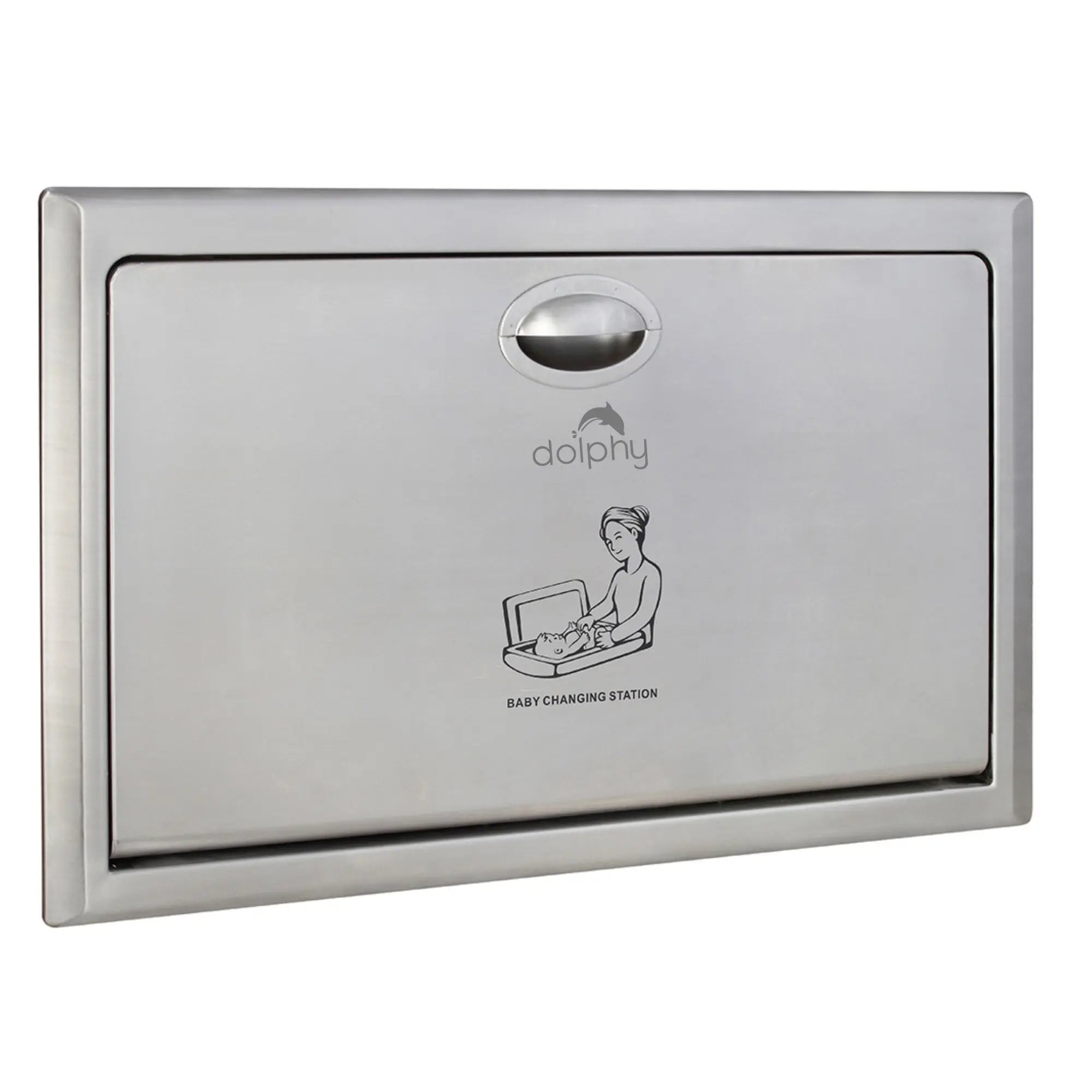 Recessed Baby Change Station - Stainless Steel Wholesale Hub