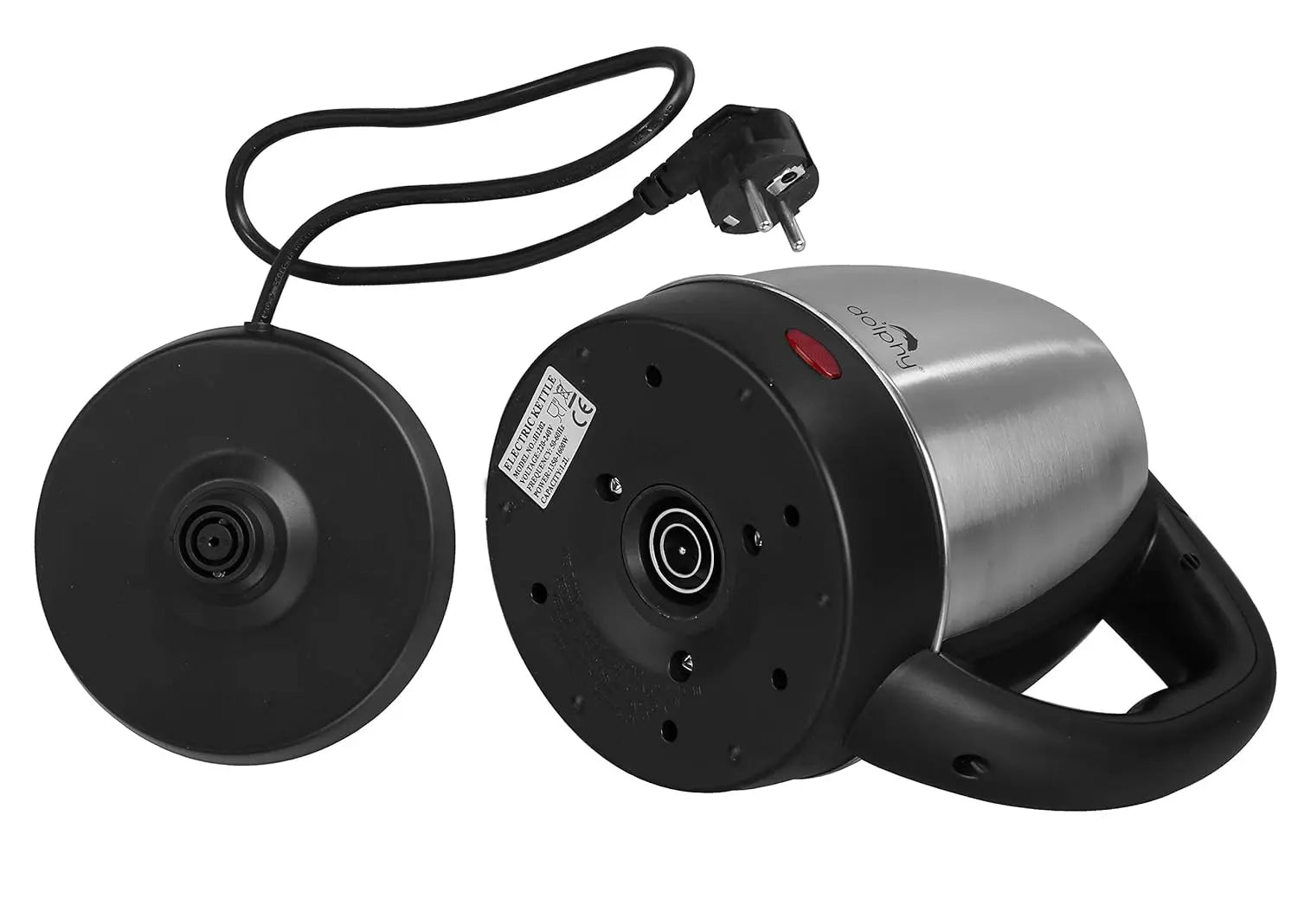 1.2L Stainless Steel Electric Kettle - Silver Wholesale Hub