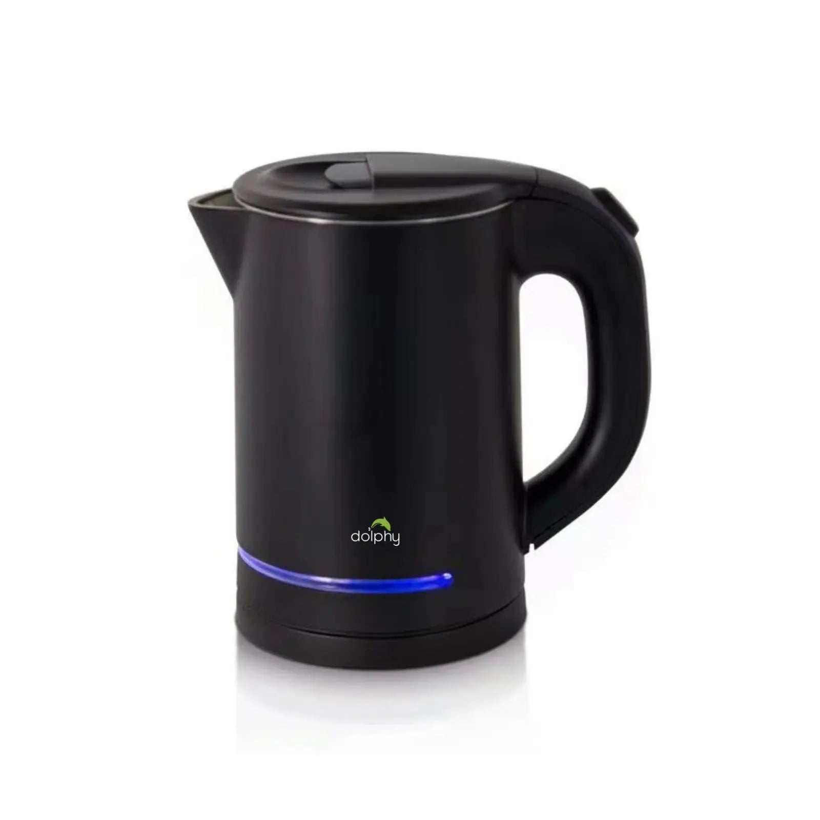 0.8L Electric Kettle Matt Black With Light Design Wholesale Hub