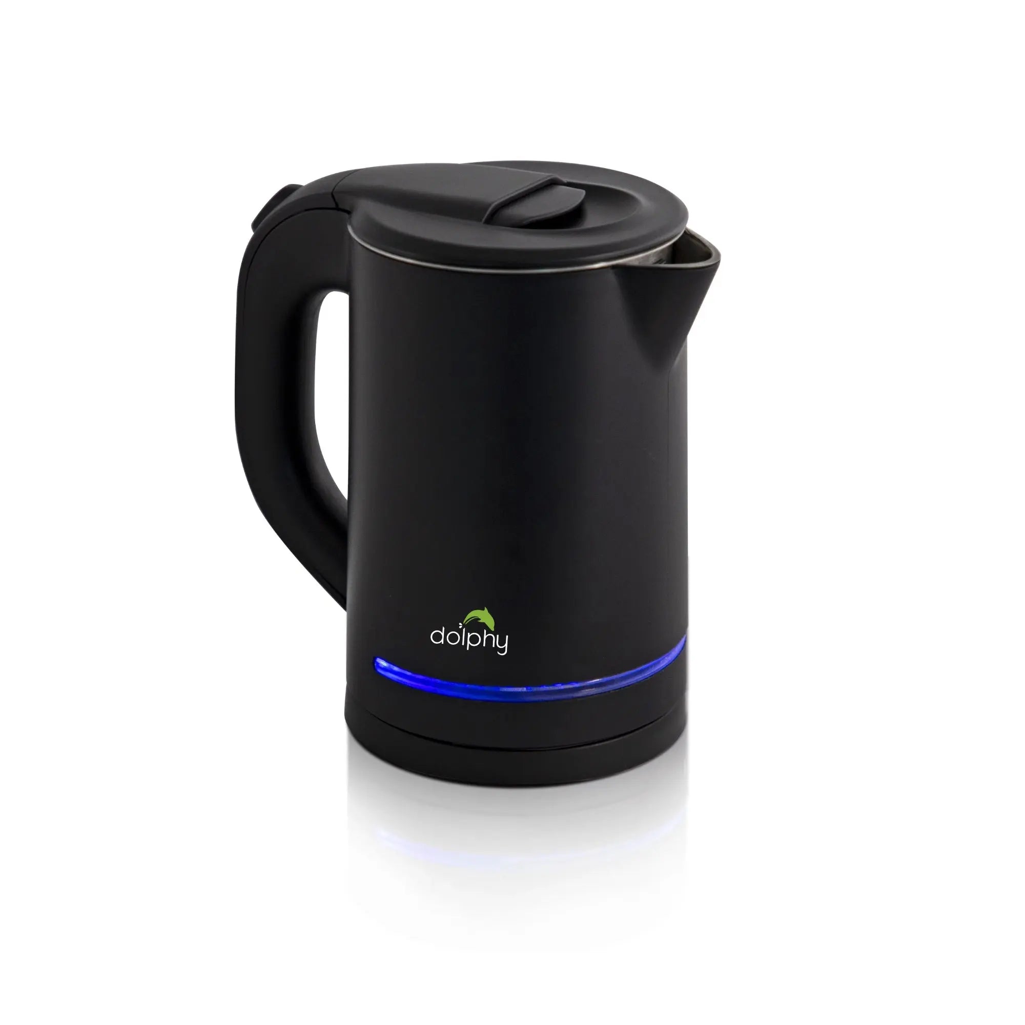 0.8L Electric Kettle Matt Black With Light Design Wholesale Hub