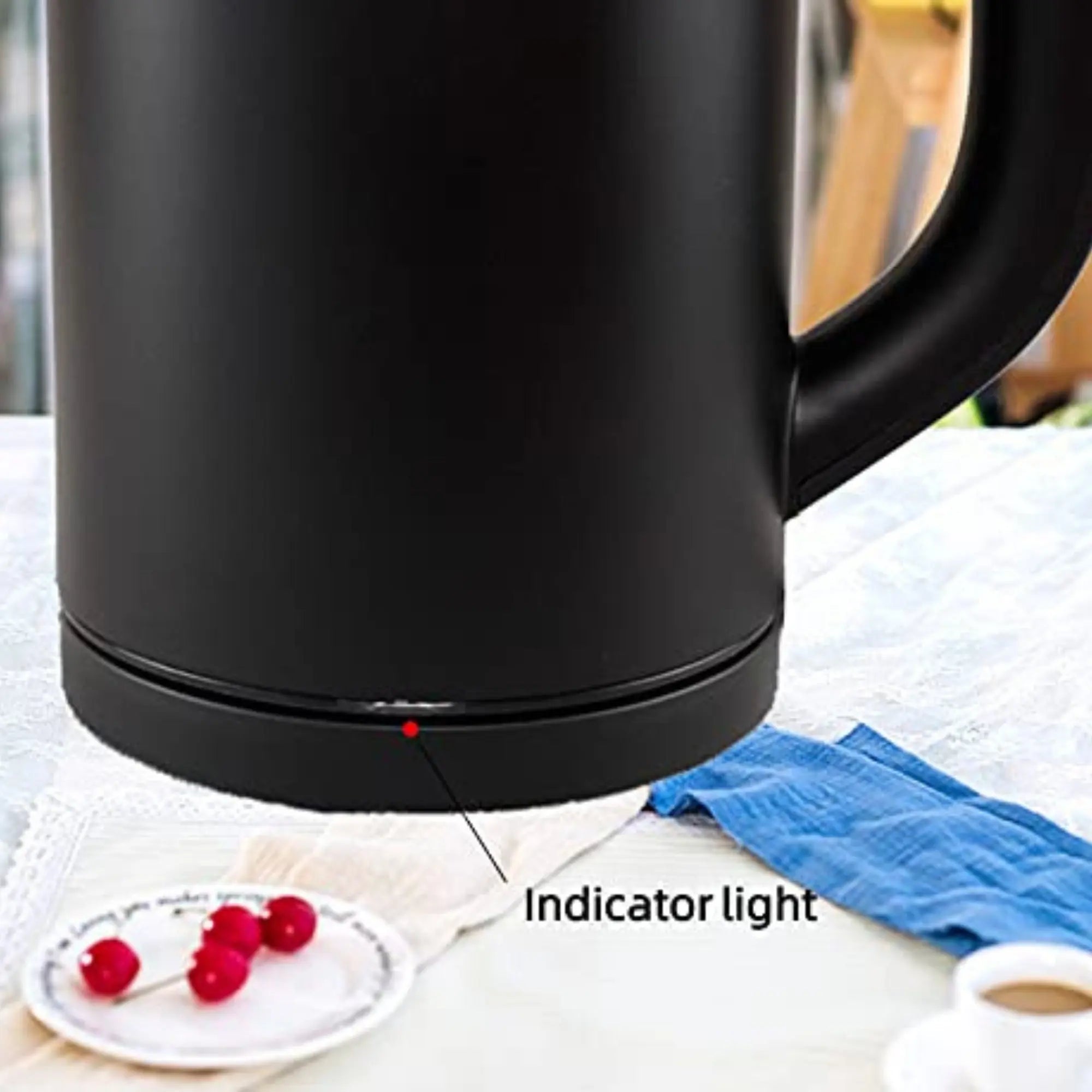 0.8L Stainless Steel Electric Kettle Black Wholesale Hub