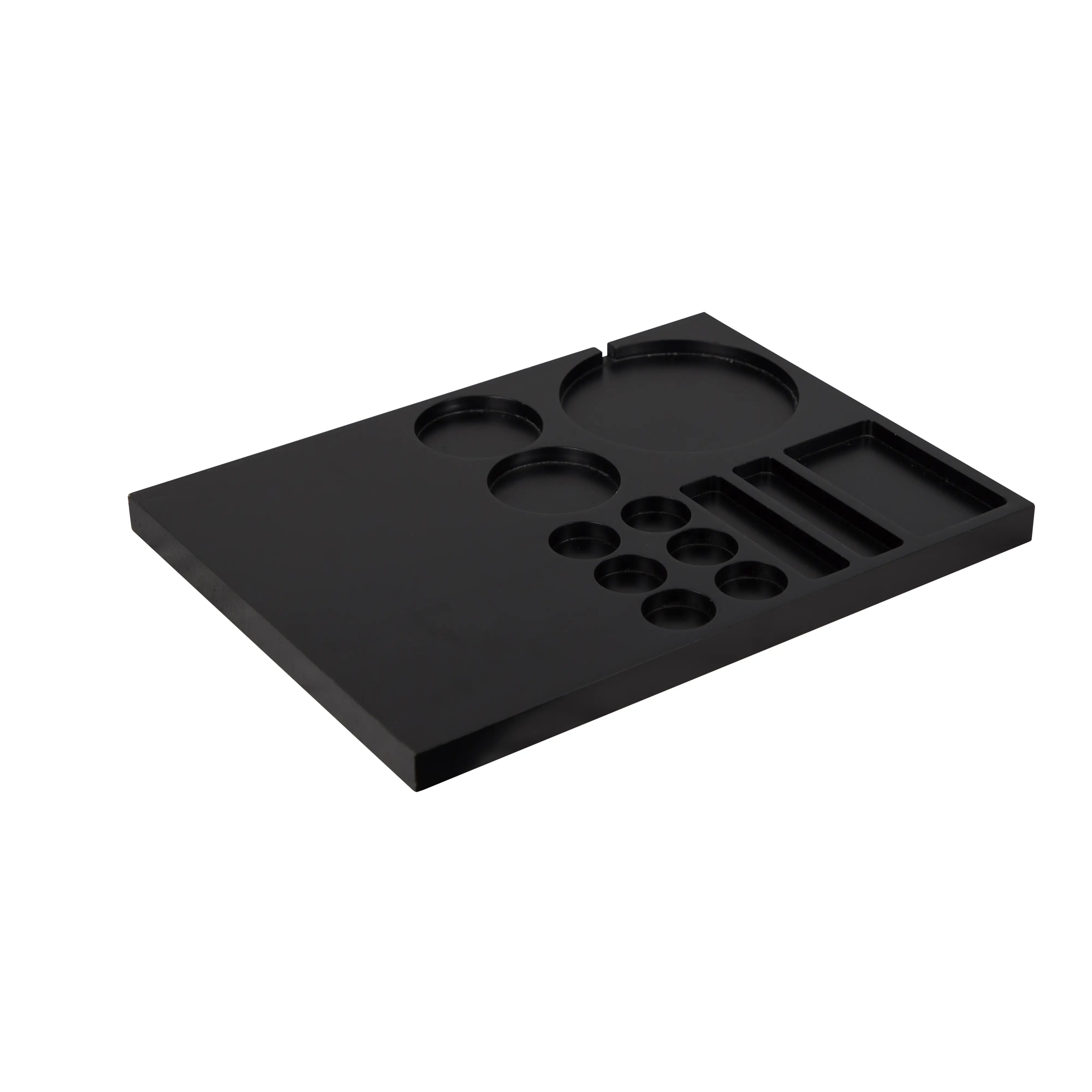 Beech Wood Kettle Tray - Black Wholesale Hub