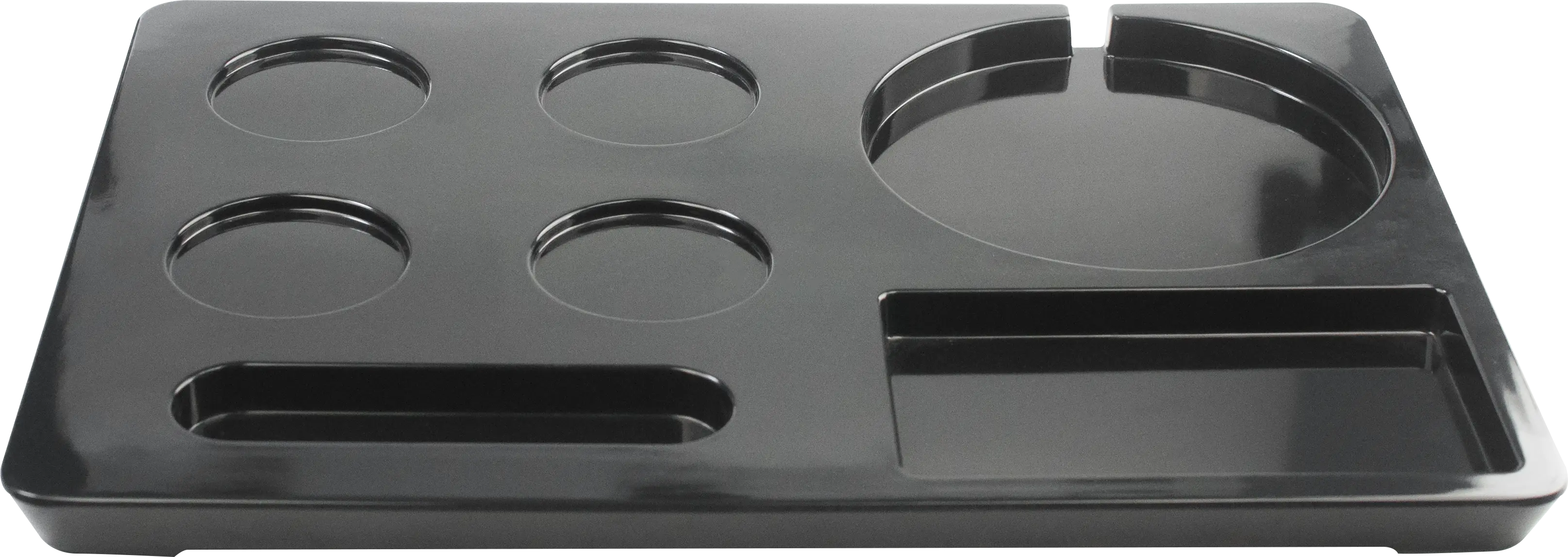 Melamine Kettle Tray - Black Wholesale Hub