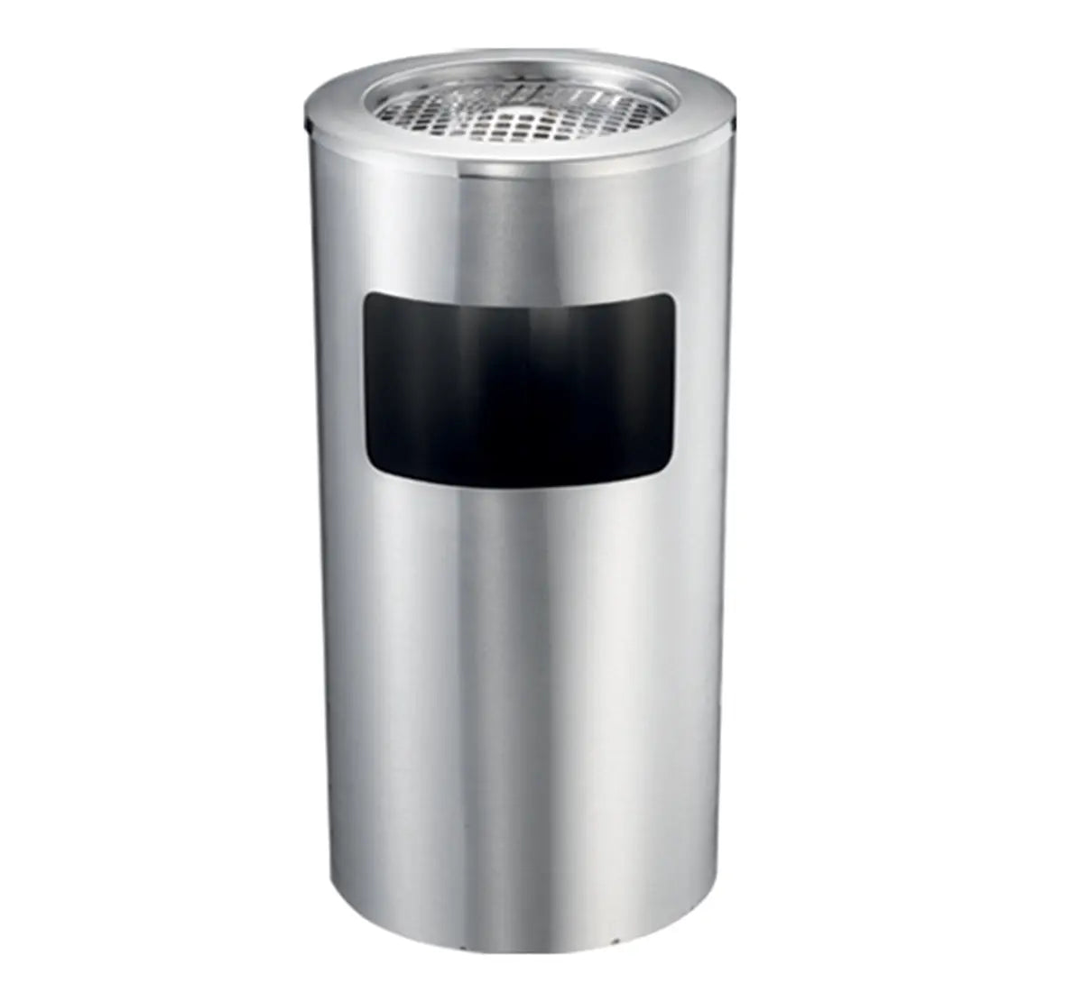 Stainless Steel Lobby Bin With Ashtray 10L Wholesale Hub