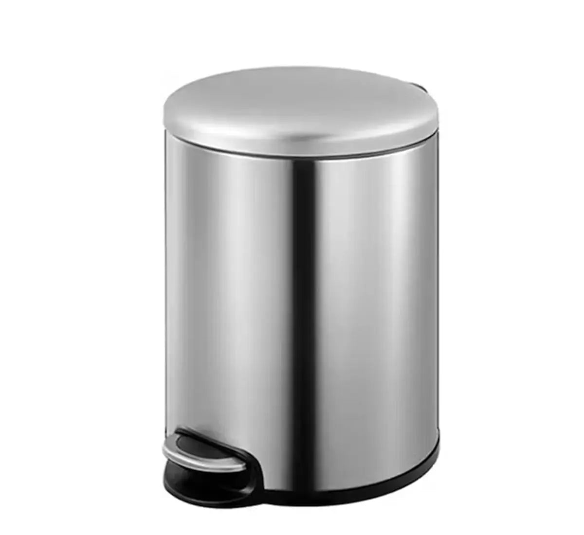 Round Soft Closing Stainless Steel Pedal Bin -3L Wholesale Hub