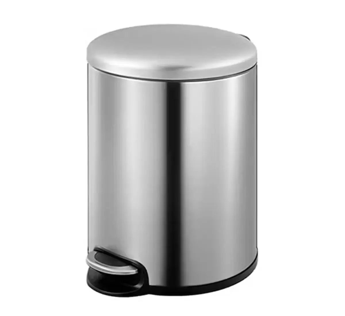 Round Soft Closing Stainless Steel PEDAL Bin -5L Wholesale Hub