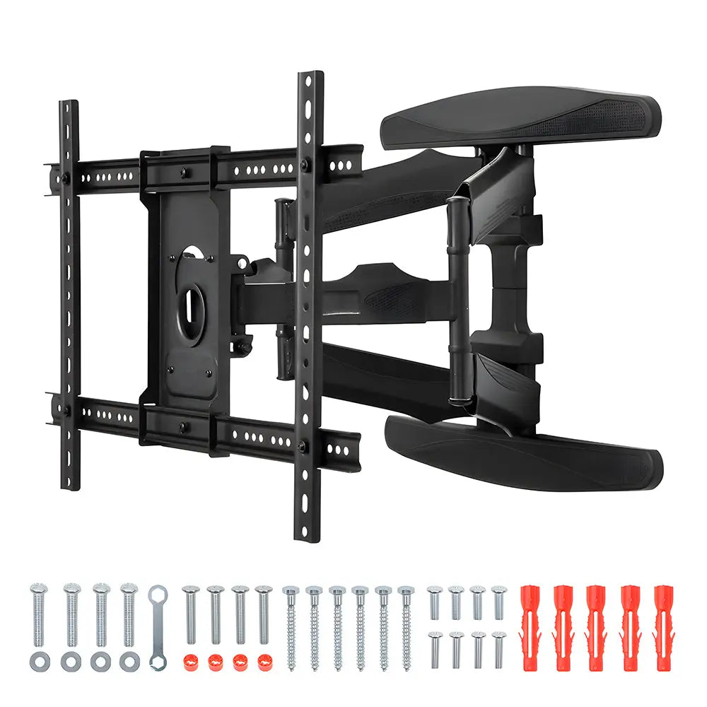 Telescopic Swivel and Tilt TV Monitor Wall Mount Bracket Load up to 85kg Full Motion Long Arm Bracket Max 48.5cm Extension For Most 32-80 inch Flat TVs Wholesale Hub