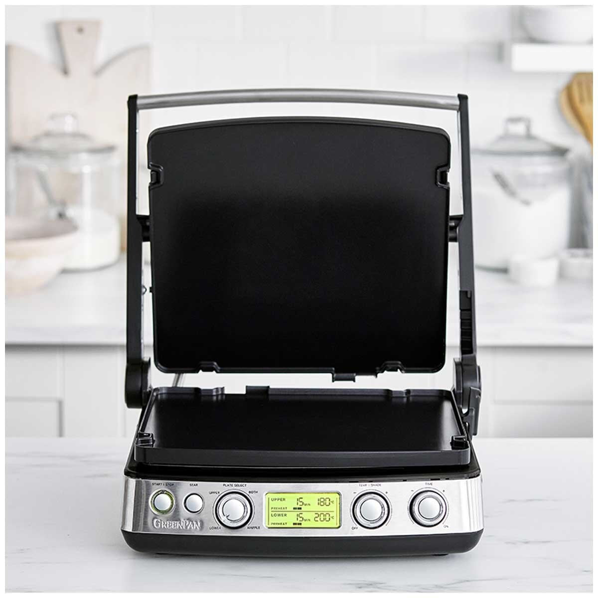 GreenPan Elite Contact Grill Matt Black CC006848-003