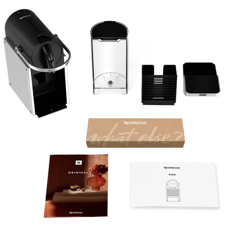 De'Longhi Nespresso Original Pixie Capsule Coffee Machine With Aeroccino3 EN127.SAE