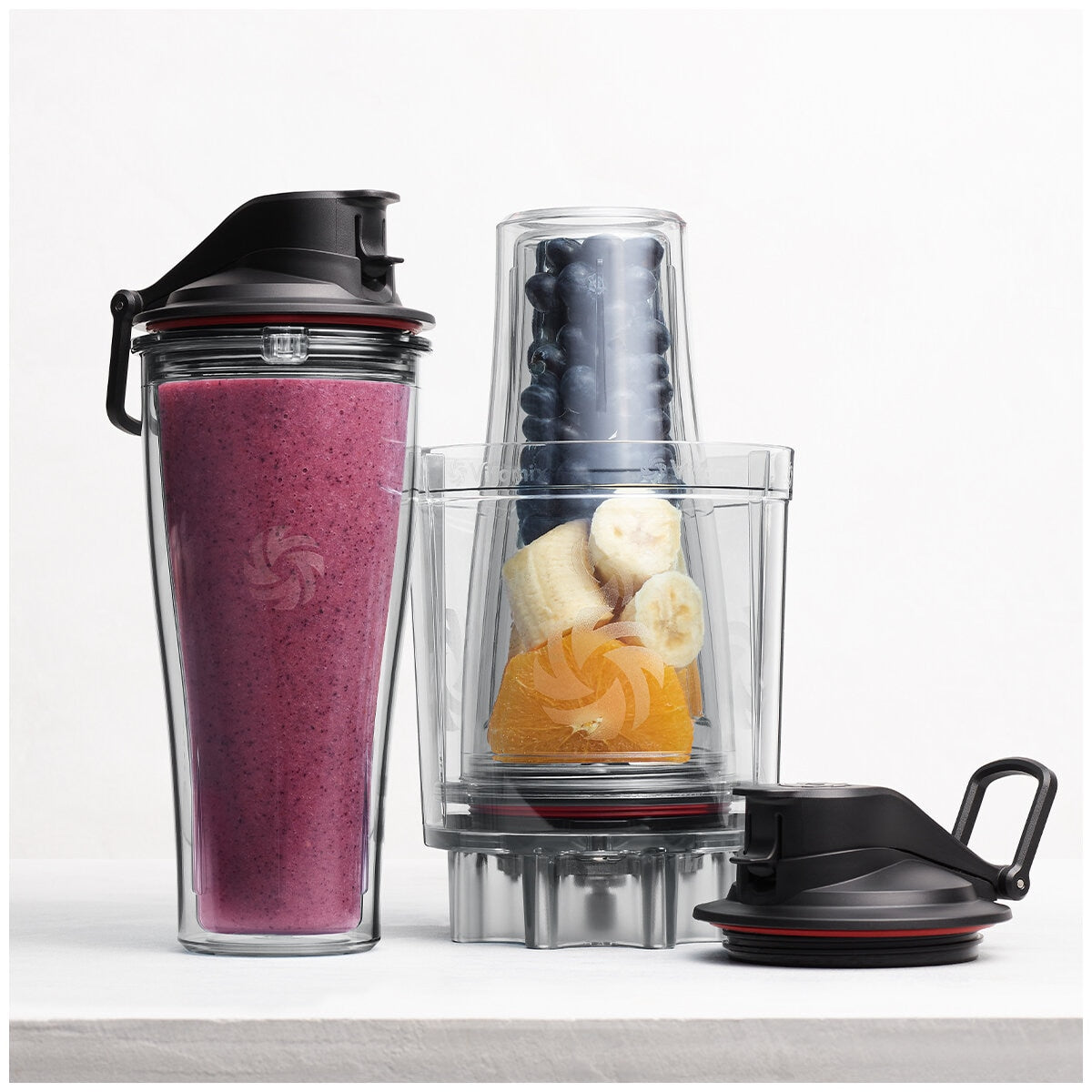 Vitamix Explorian E320 Personal Travel Cups and Adapter Set V072493