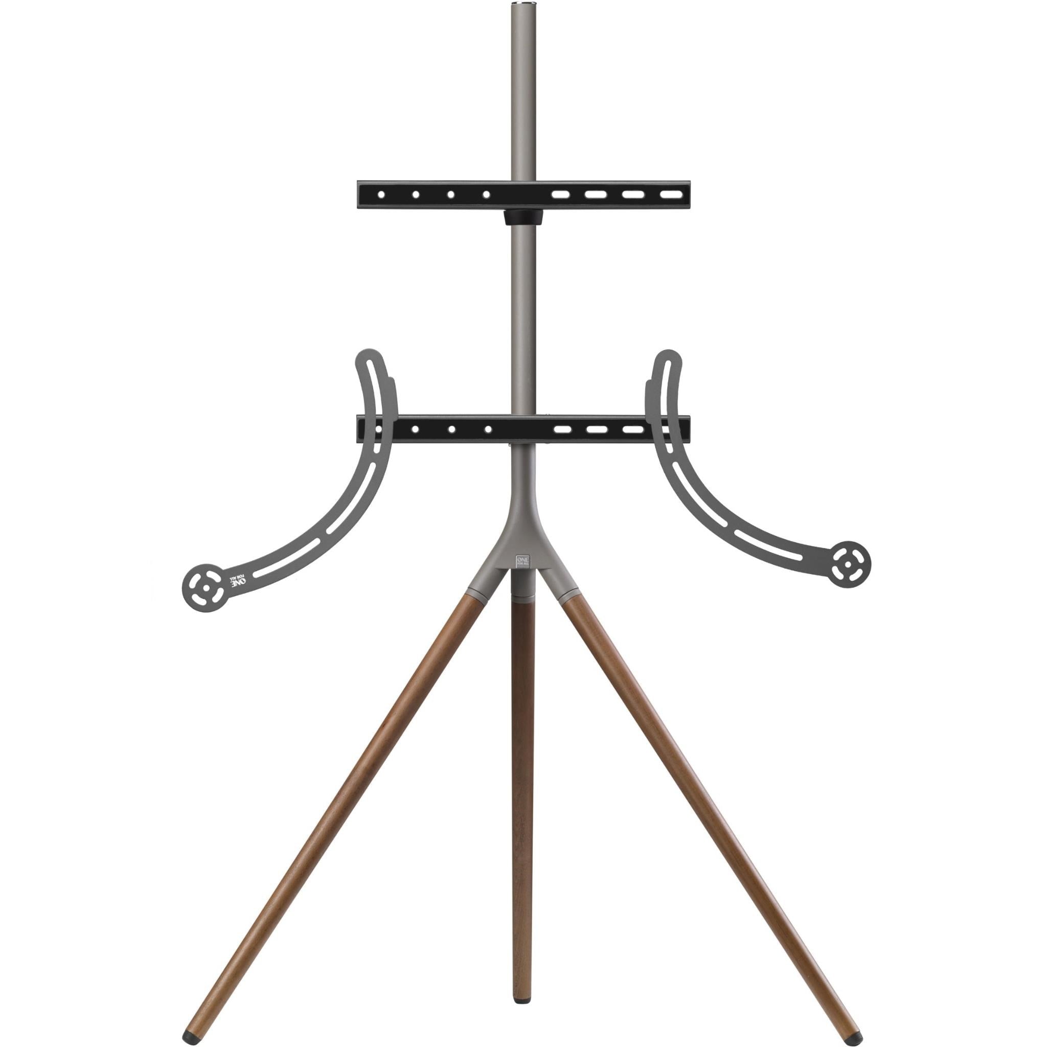 One For All Designer 32'-65' TV Stand (Walnut/Gunmetal)