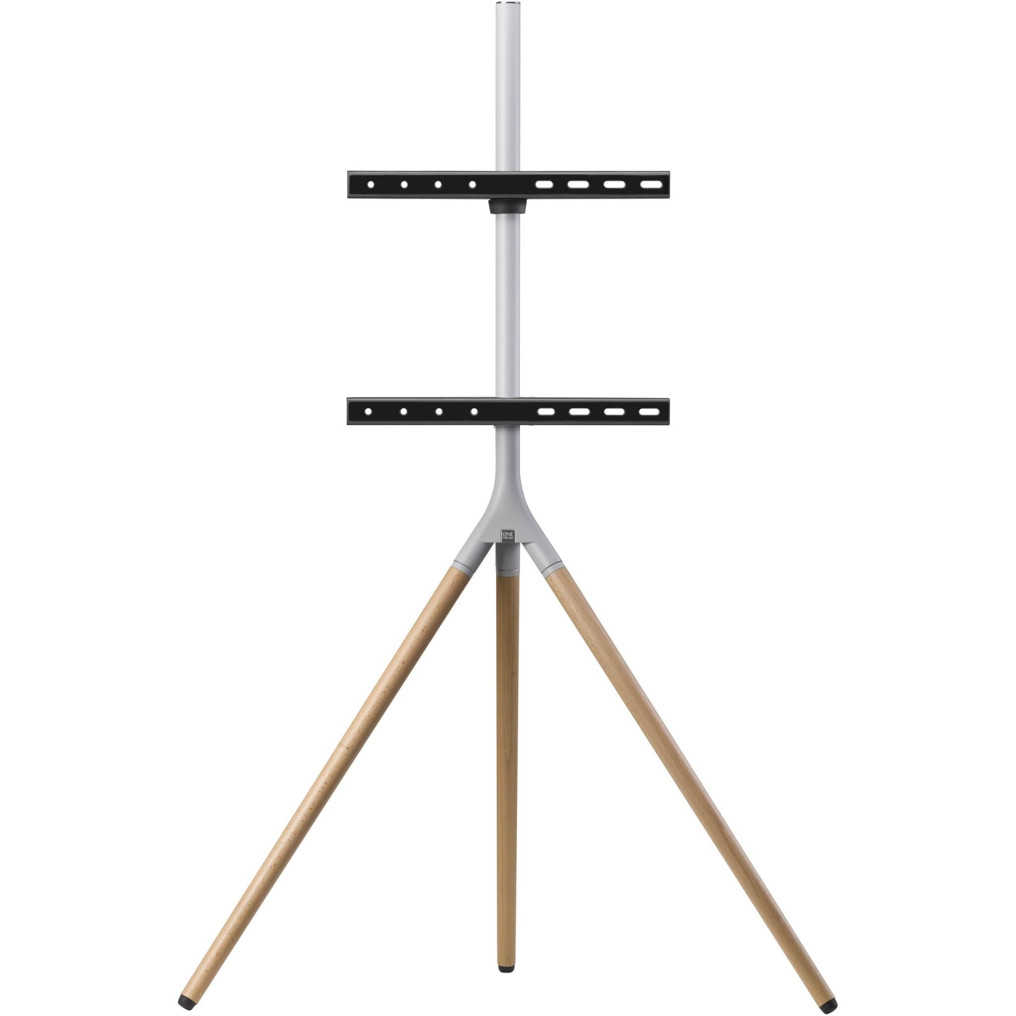 One For All Designer 32'-65' TV Stand (Oak/Silver)