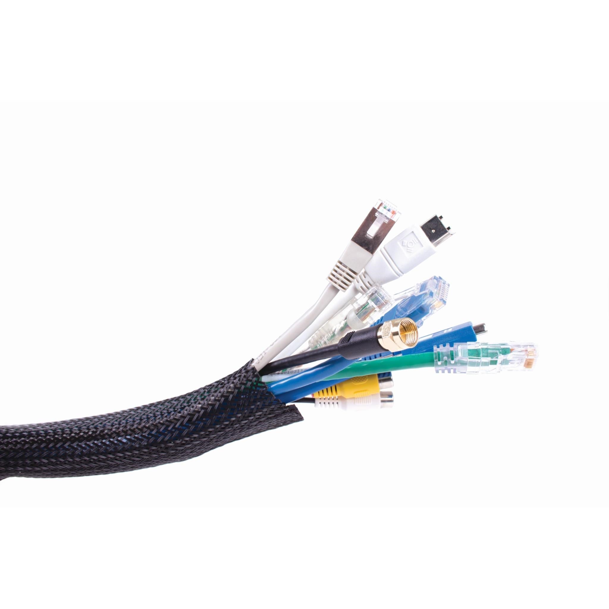 Wrapt Up Cord Concealer Mesh [2m] (Black)