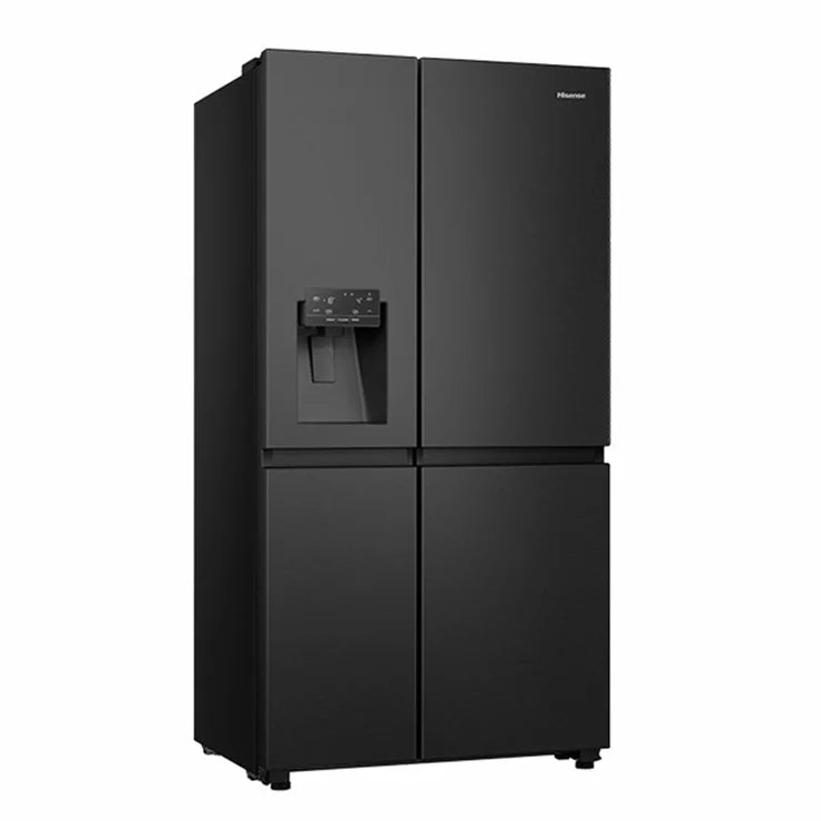 Hisense 632L Side By Side Fridge Black HRSBS633BW