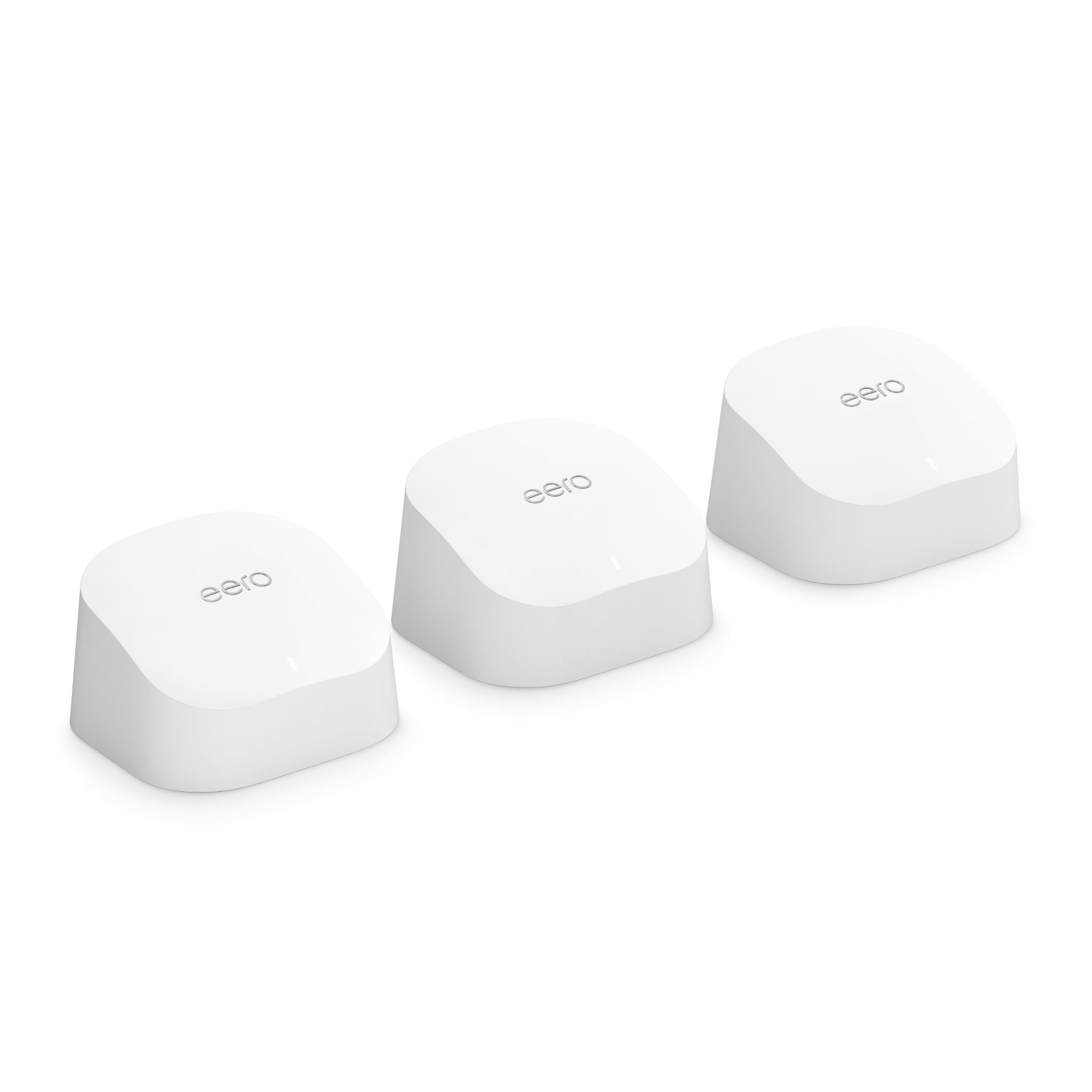 Amazon eero 6 TrueMesh Wi-Fi 6 Dual-Band System (3 Pack)