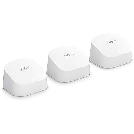 Amazon eero 6 TrueMesh Wi-Fi 6 Dual-Band System (3 Pack)