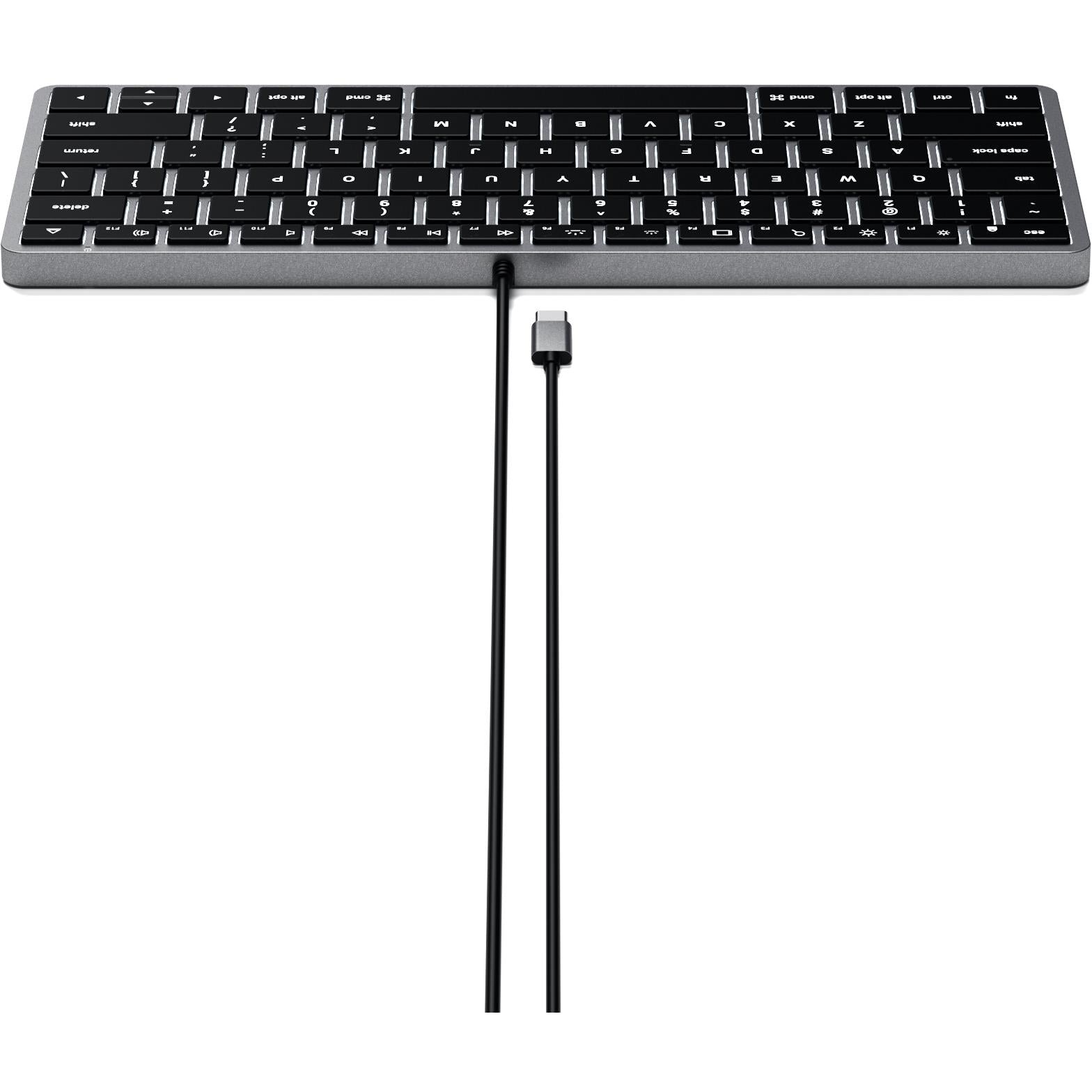 Satechi Slim W1 USB-C Wired Keyboard for Mac (Space Grey)