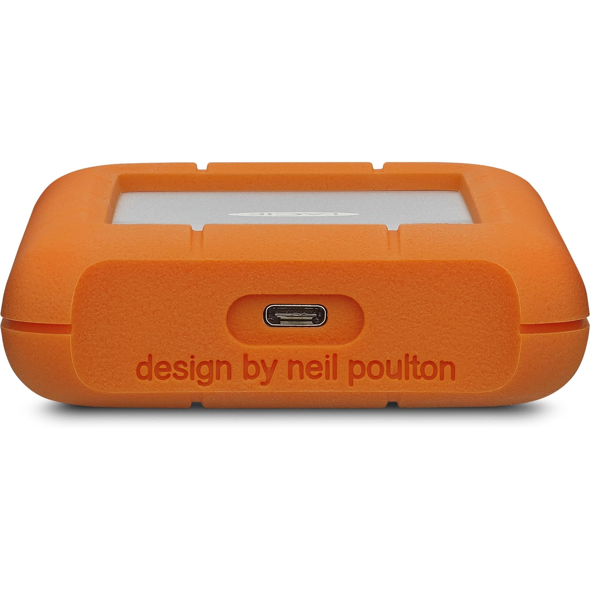 LaCie Rugged 5TB USB-C Portable Hard Drive