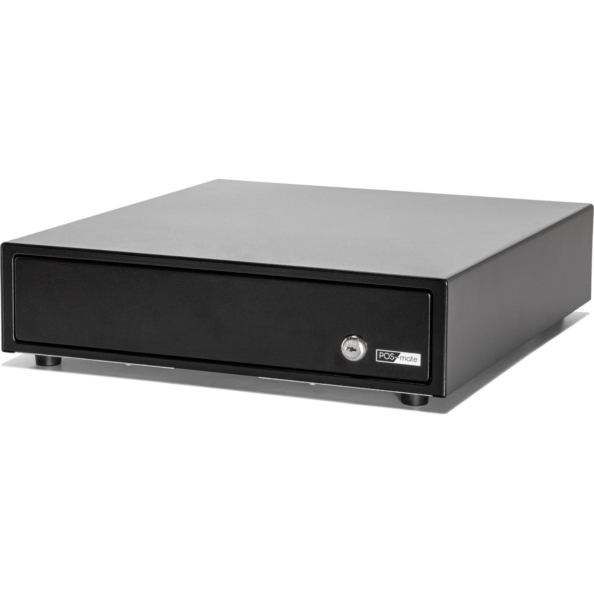 POS-mate Push To Open Standard Cash Drawer (Black)