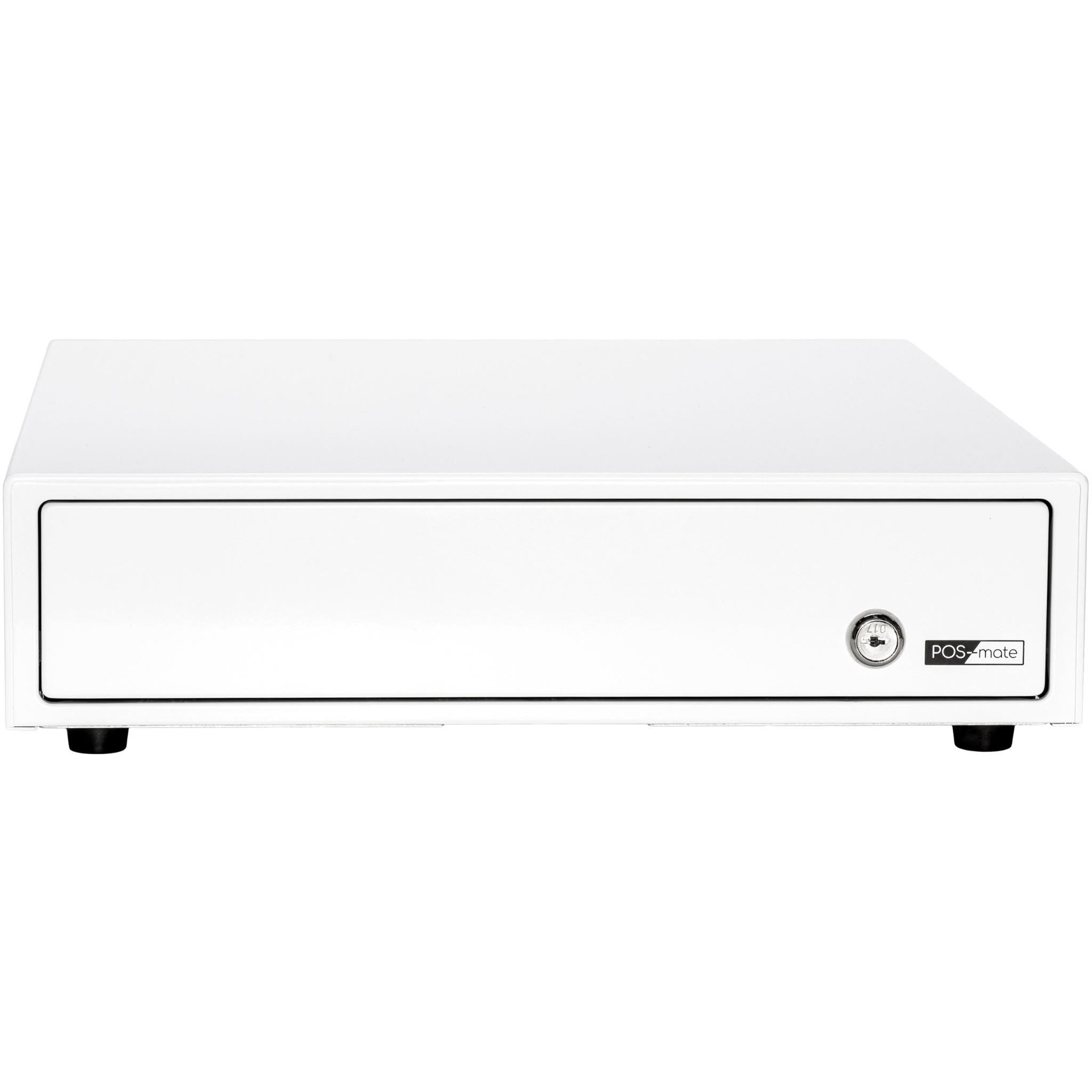 POS-mate Push To Open Cash Drawer (Gloss White)