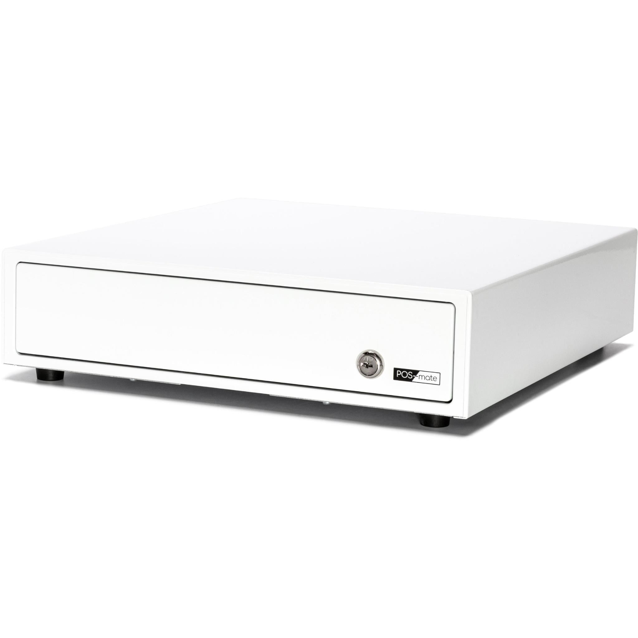 POS-mate Push To Open Cash Drawer (Gloss White)