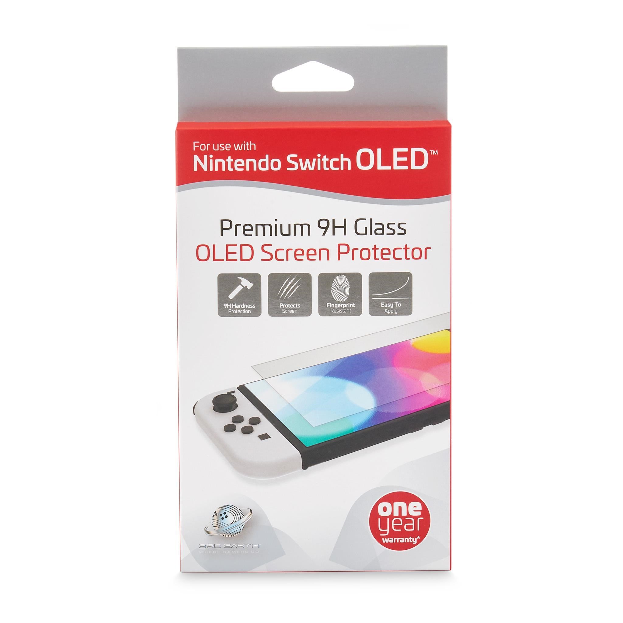3rd Earth Premium 9H Tempered Glass Screen Protector for Nintendo Switch™ OLED