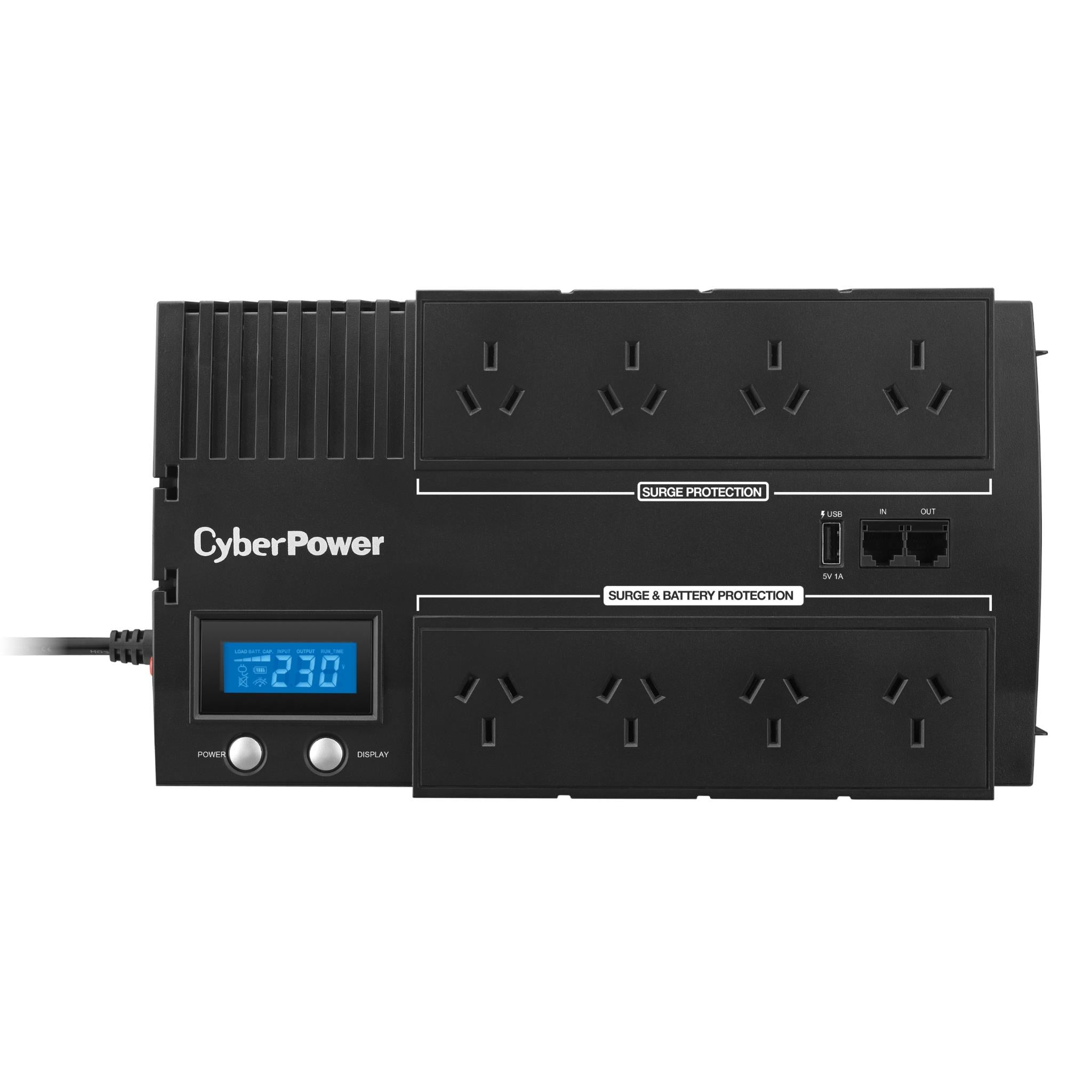 CyberPower BRIC-LCD 700VA 390W Line Interactive UPS