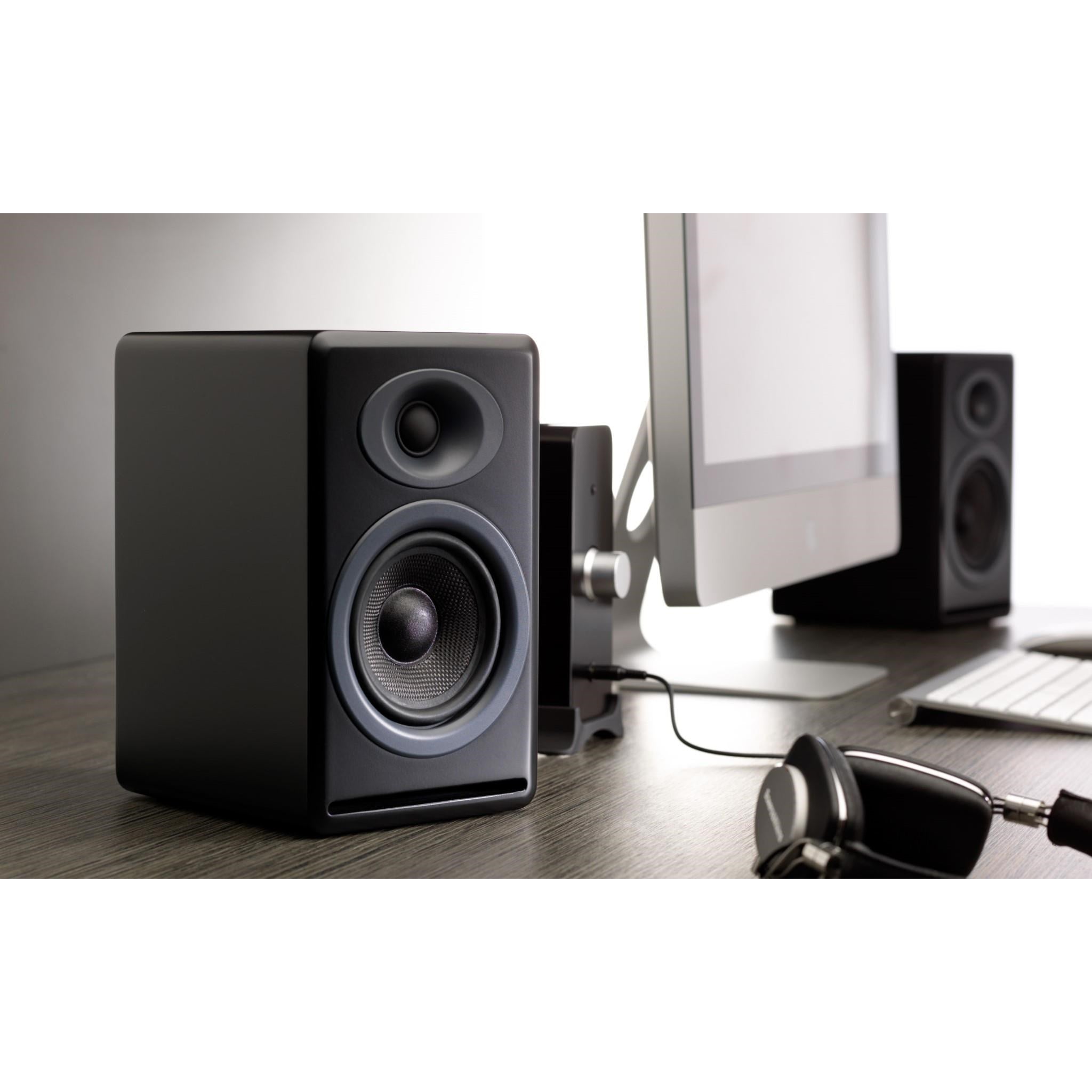 Audioengine P4 Passive Bookshelf Speakers (Satin Black)
