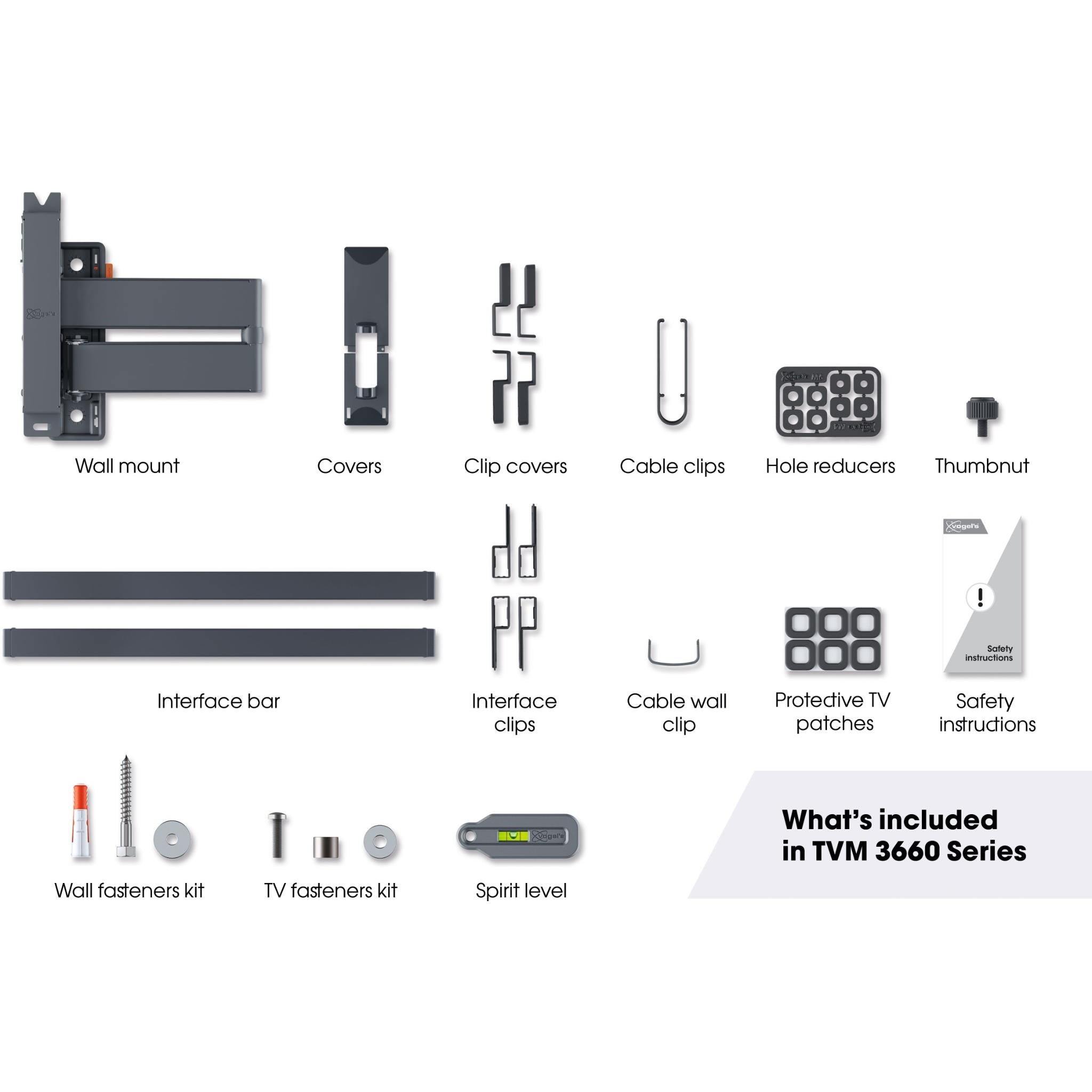 Vogel's Comfort Full Motion+ OLED 40-77' TV Wall Mount (Black)