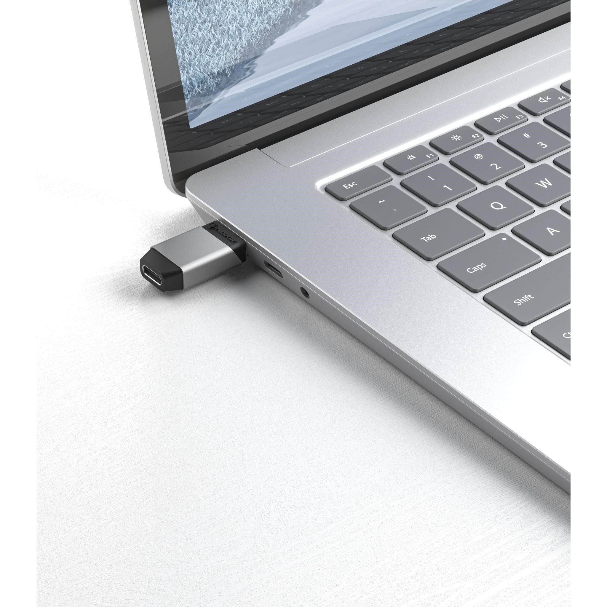 ALOGIC Ultra Mini USB-A to USB-C Adapter (Space Grey)