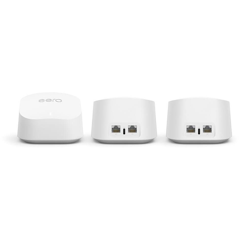 Amazon eero 6+ Mesh Dual Band Wi-Fi 6 Router (3 Pack)