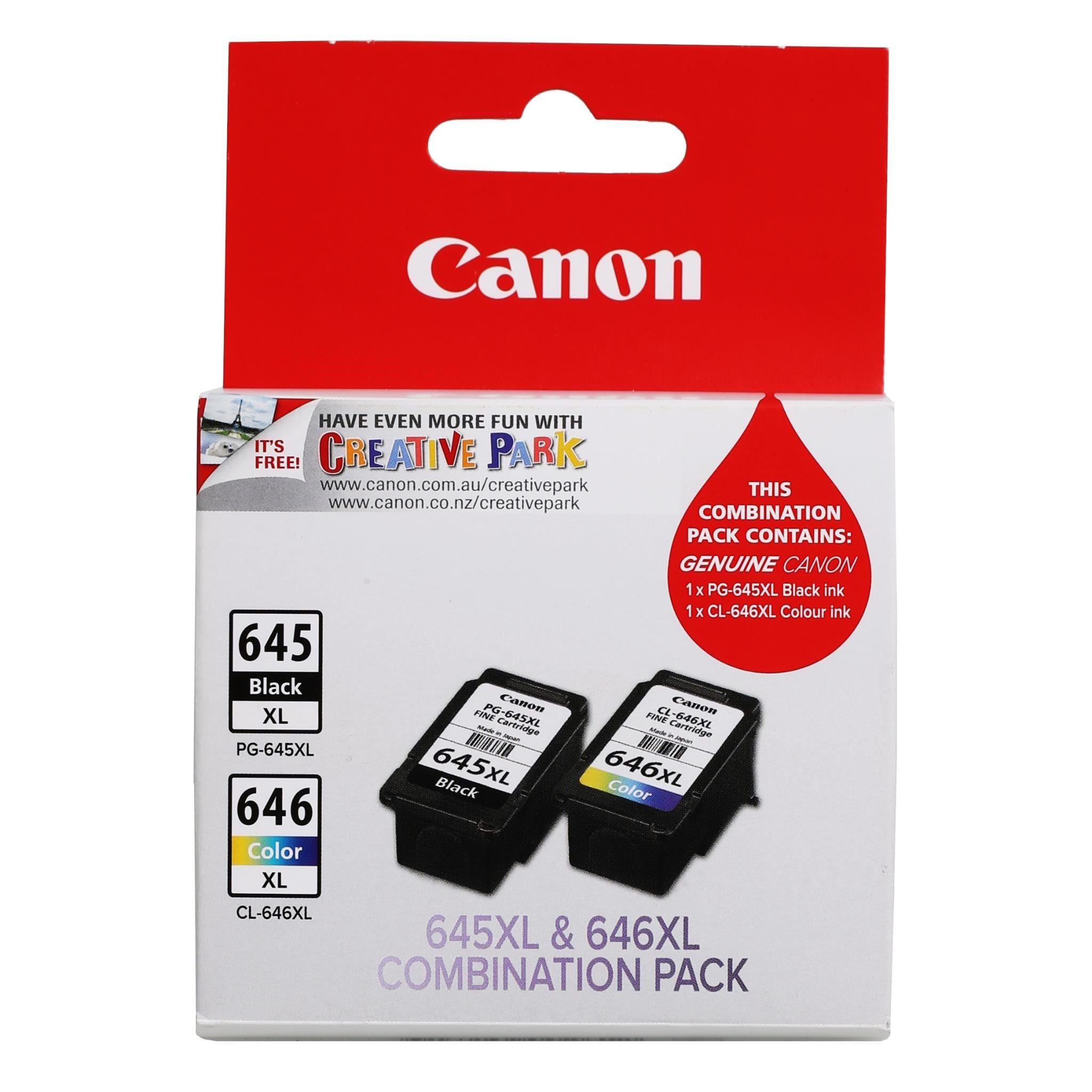 Canon PG-645XL & CL-646XL High Capacity Ink Cartridge (Black/Tri-Colour)